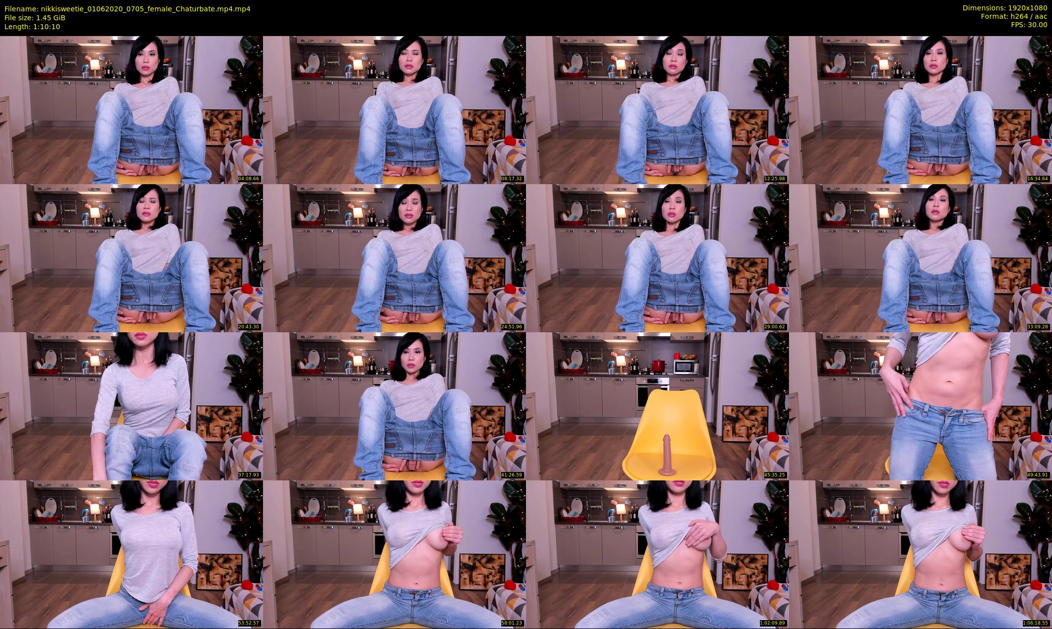 nikkisweetie — 71 minute Chaturbate female cam show recording, 1080p, Jun 1, 2020