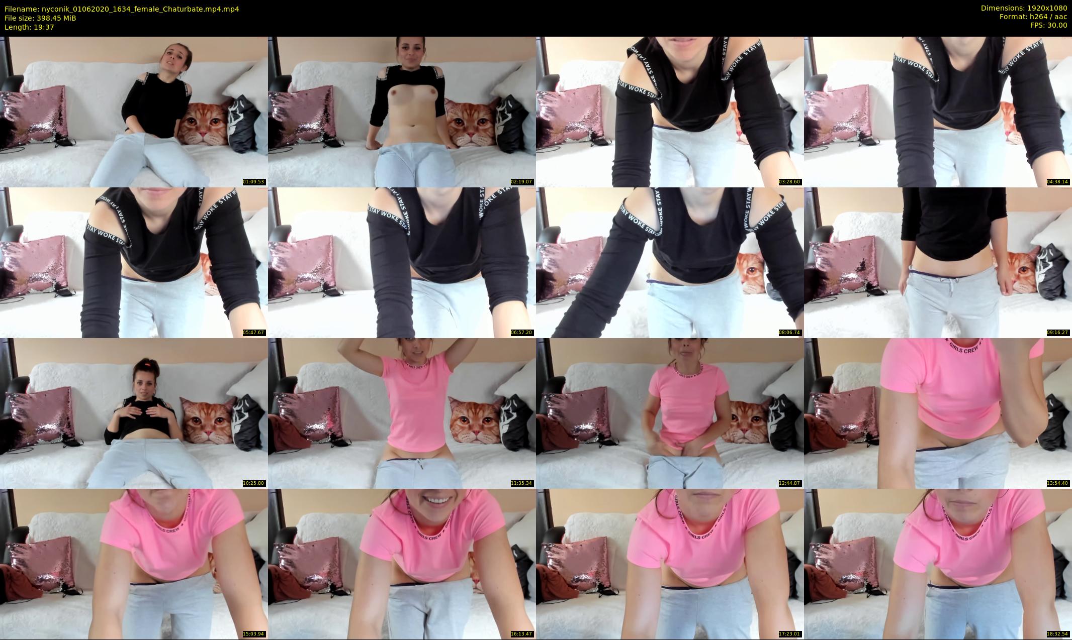 nyconik — 20 minute Chaturbate female cam show recording, 1080p, Jun 1, 2020