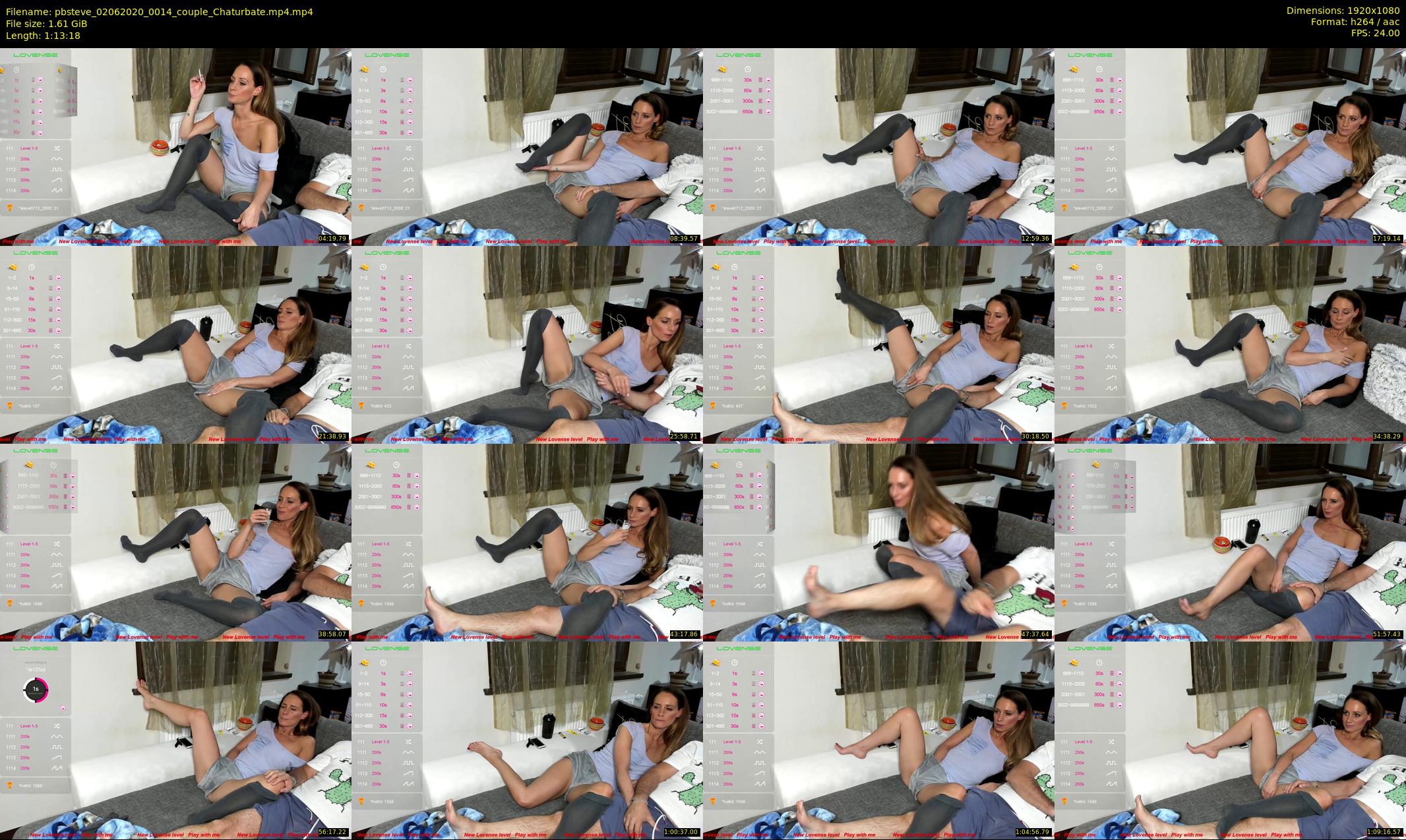 pbsteve — 74 minute Chaturbate couple cam show recording, 1080p, Jun 2, 2020