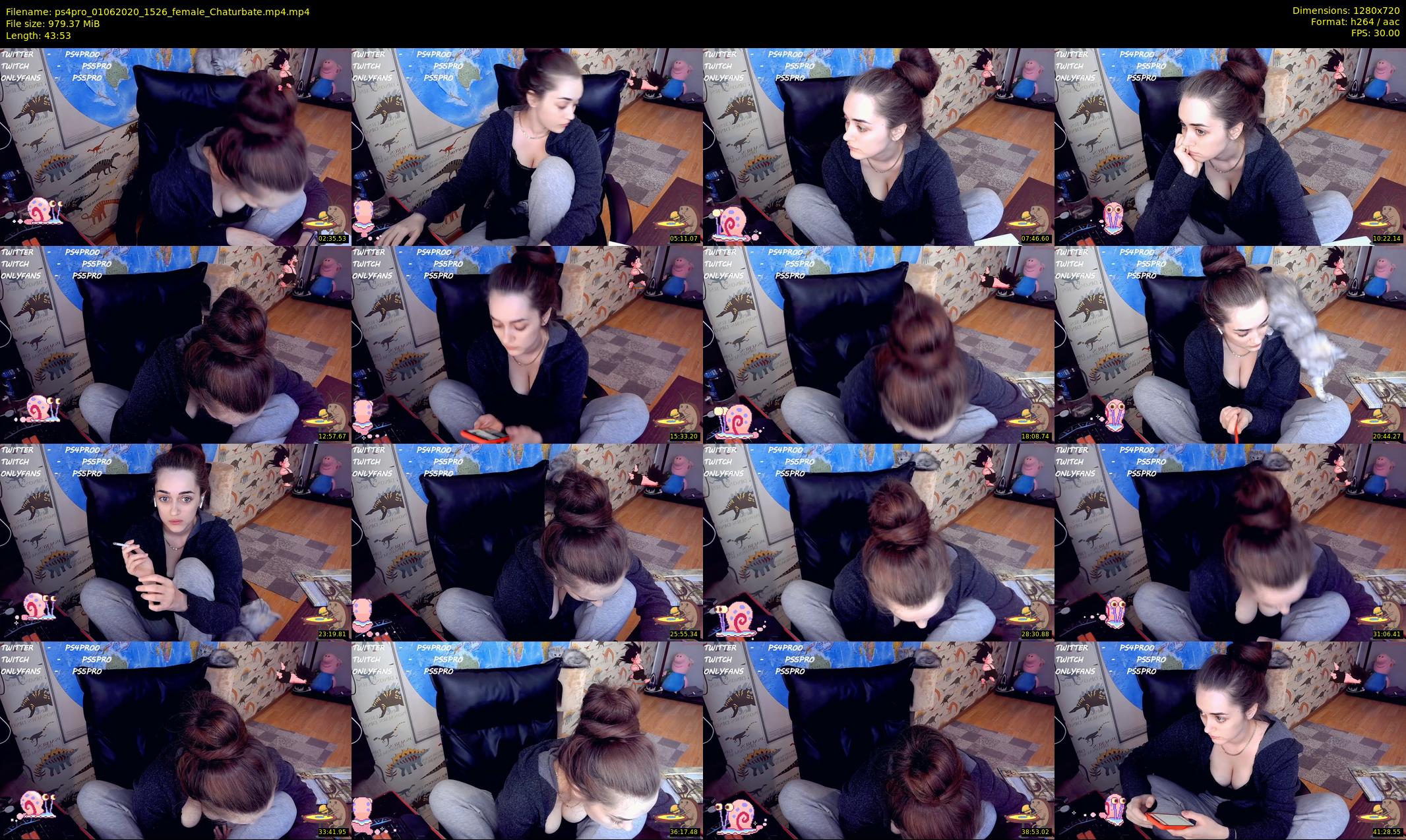 ps4pro — 44 minute Chaturbate female cam show recording, 720p, Jun 1, 2020