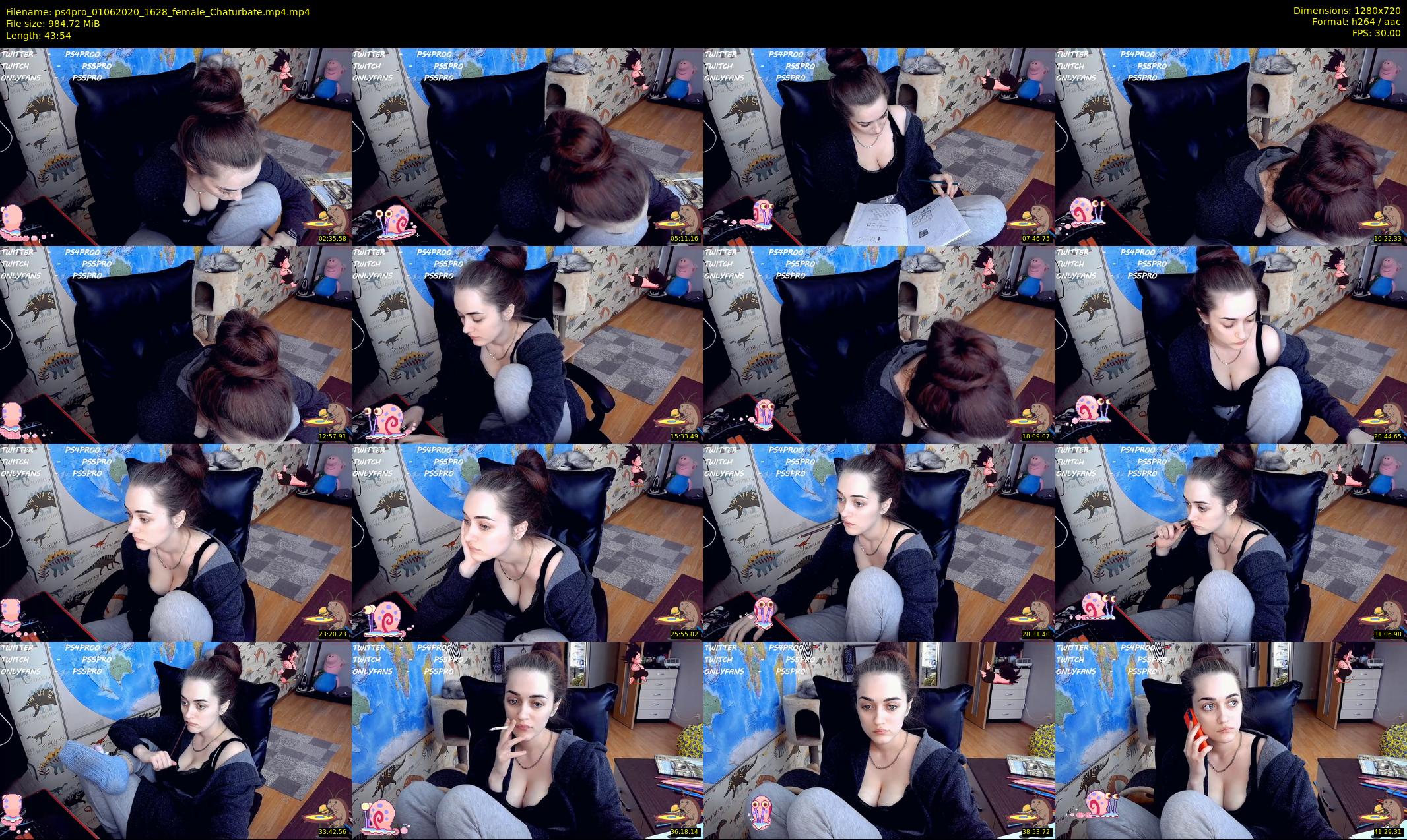 ps4pro — 44 minute Chaturbate female cam show recording, 720p, Jun 1, 2020