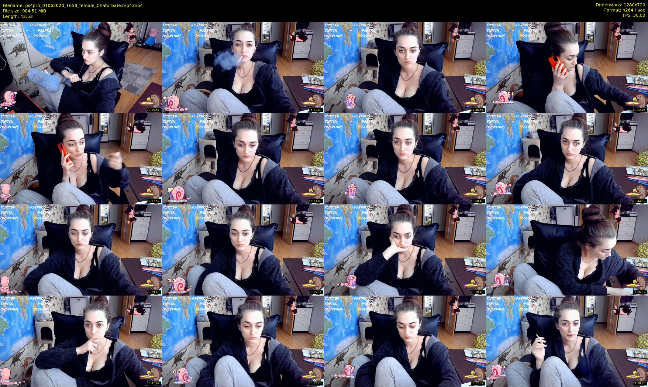 ps4pro — 44 minute Chaturbate female cam show recording, 720p, Jun 1, 2020