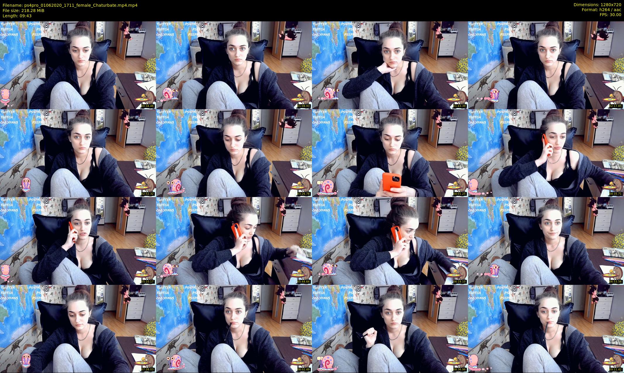 ps4pro — 10 minute Chaturbate female cam show recording, 720p, Jun 1, 2020