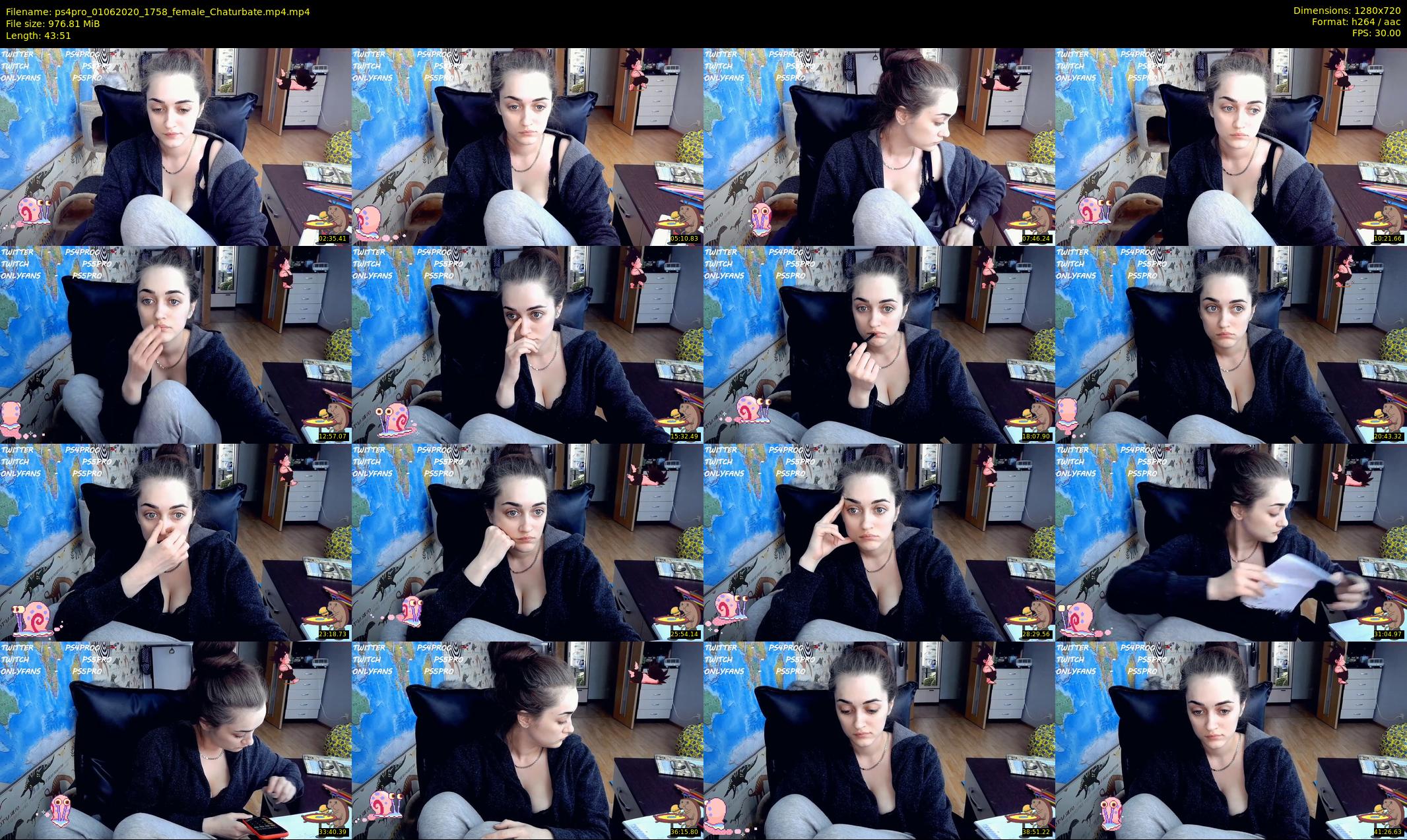 ps4pro — 44 minute Chaturbate female cam show recording, 720p, Jun 1, 2020