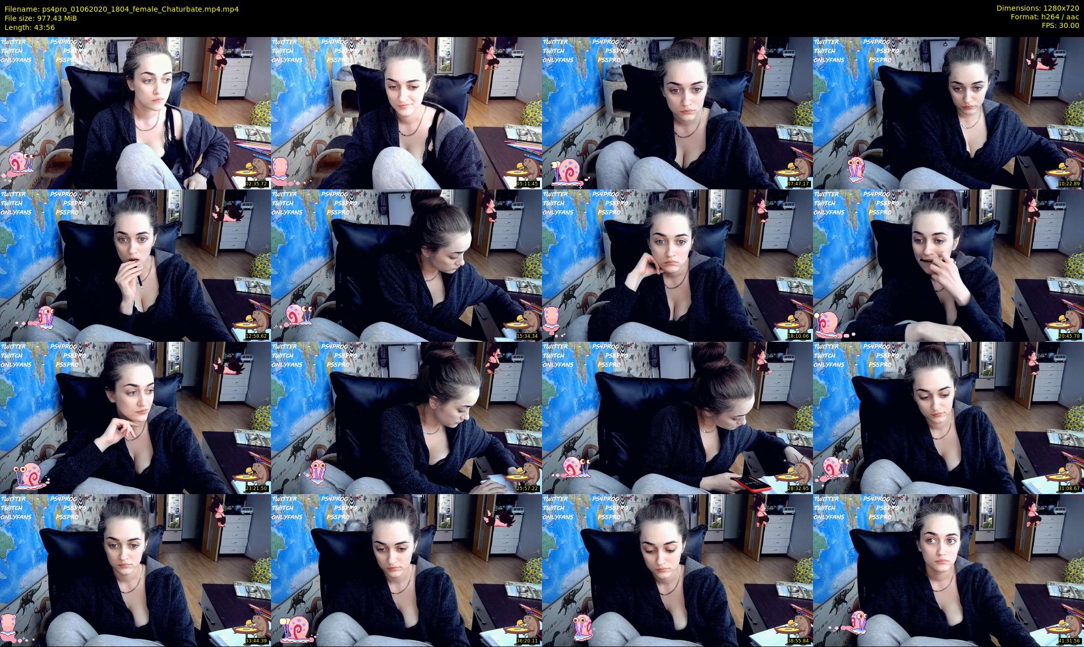 ps4pro — 44 minute Chaturbate female cam show recording, 720p, Jun 1, 2020