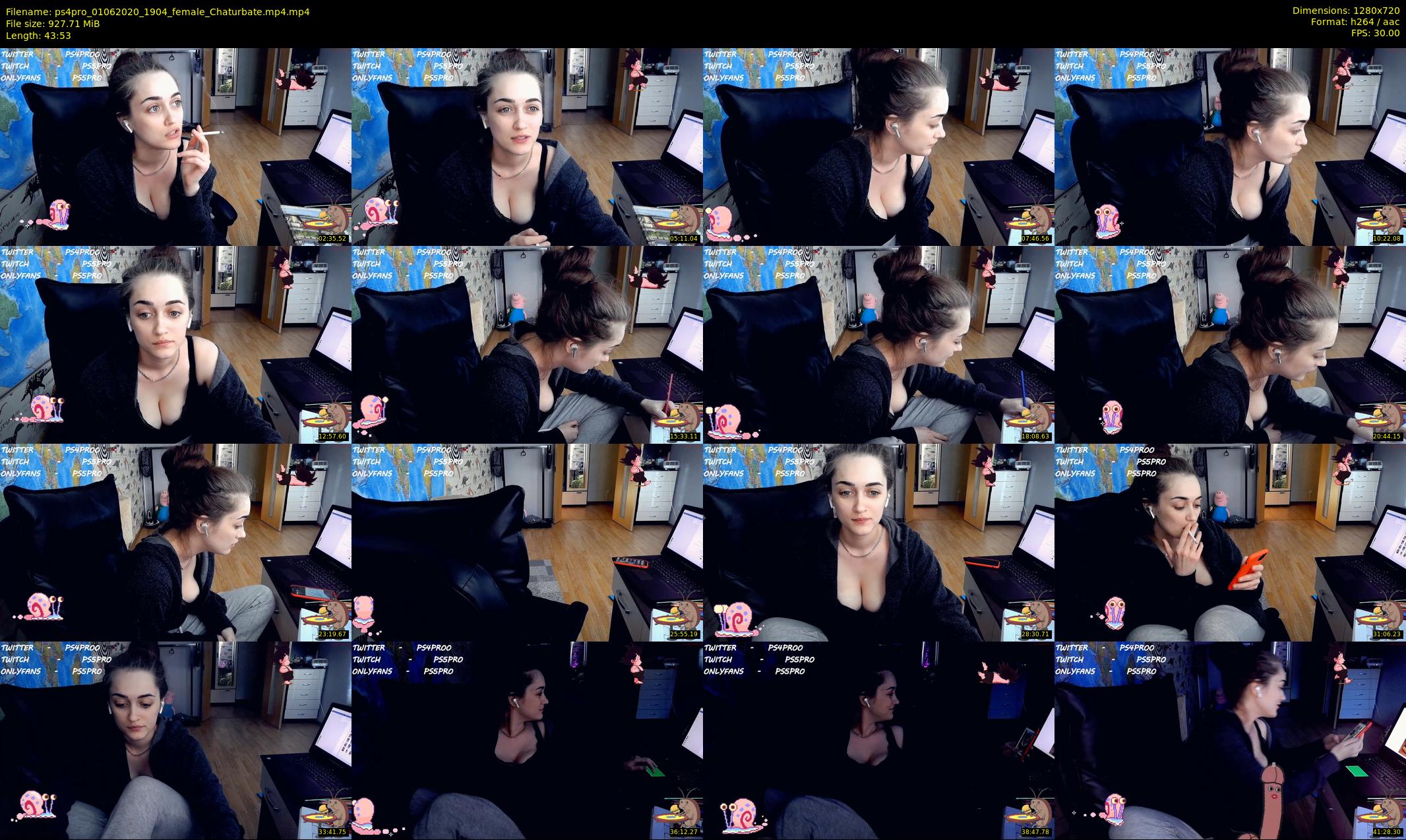 ps4pro — 44 minute Chaturbate female cam show recording, 720p, Jun 1, 2020