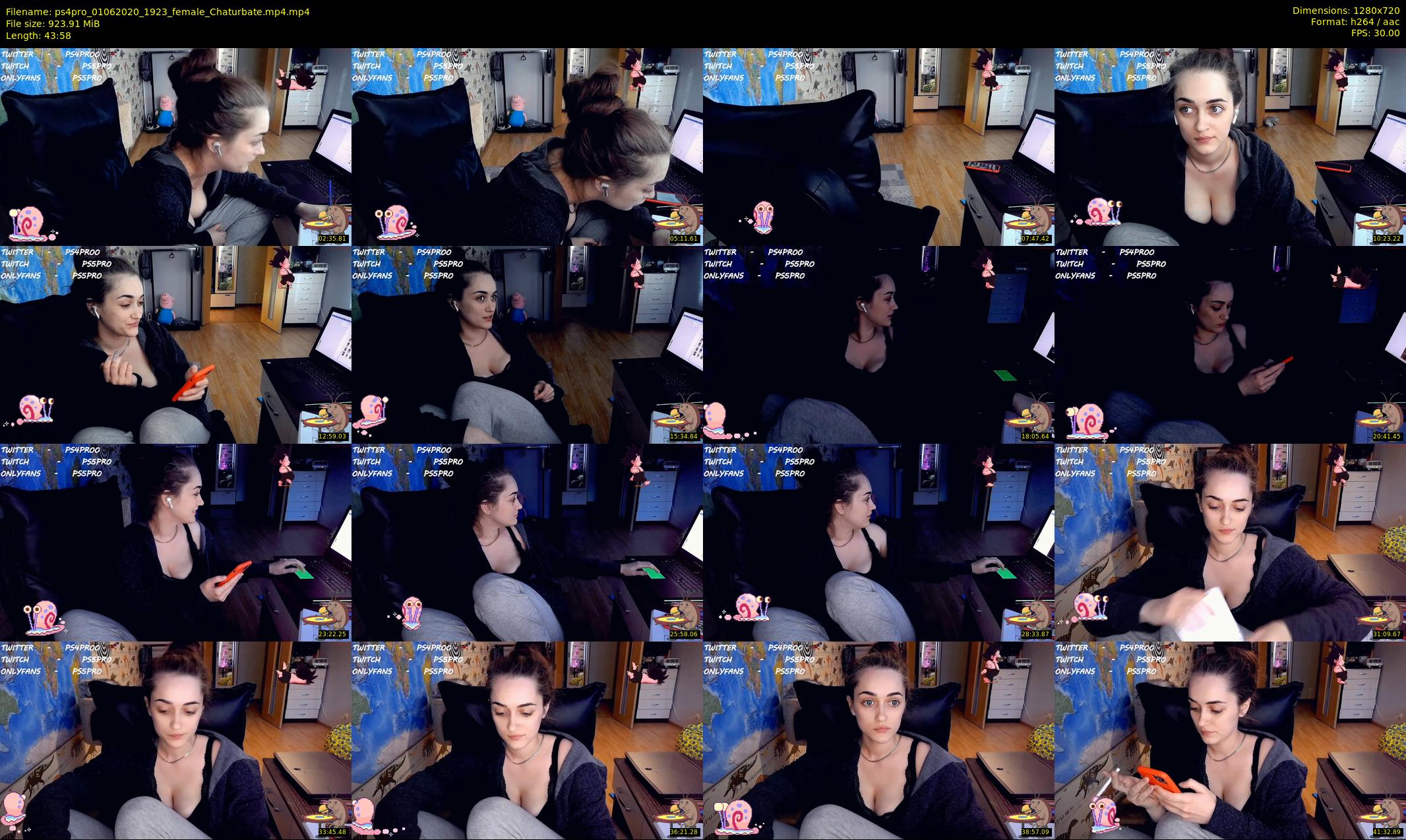 ps4pro — 44 minute Chaturbate female cam show recording, 720p, Jun 1, 2020