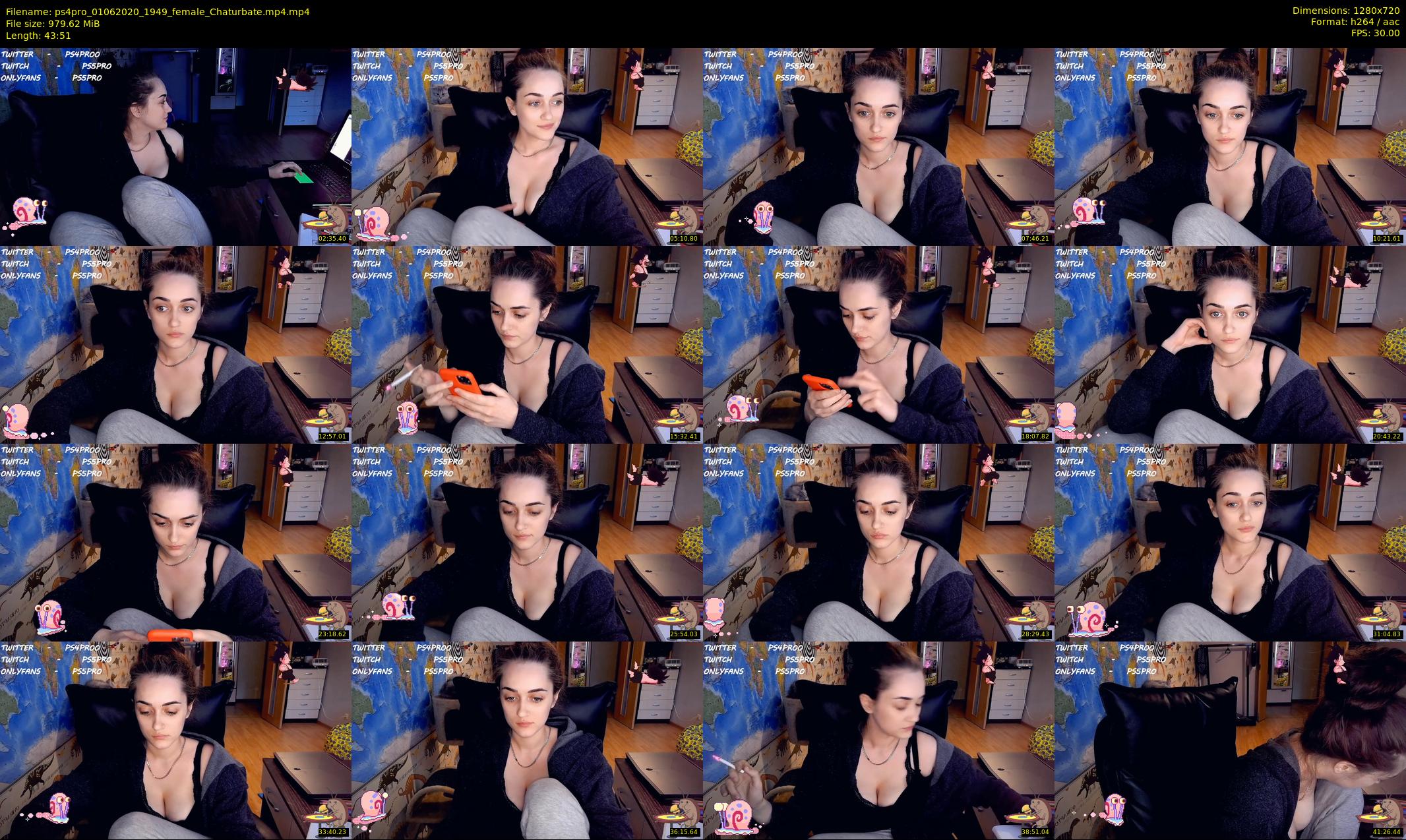ps4pro — 44 minute Chaturbate female cam show recording, 720p, Jun 1, 2020