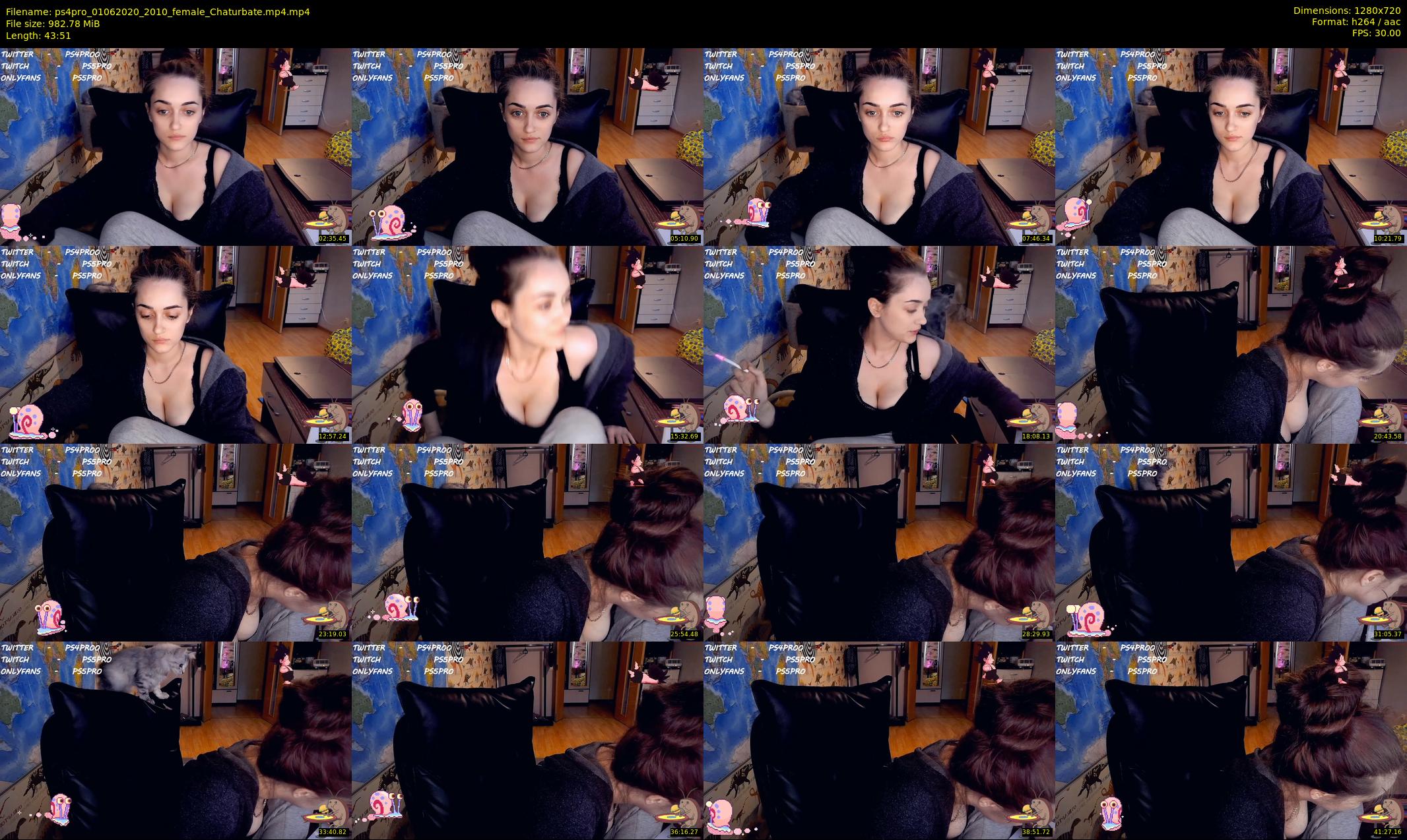 ps4pro — 44 minute Chaturbate female cam show recording, 720p, Jun 1, 2020