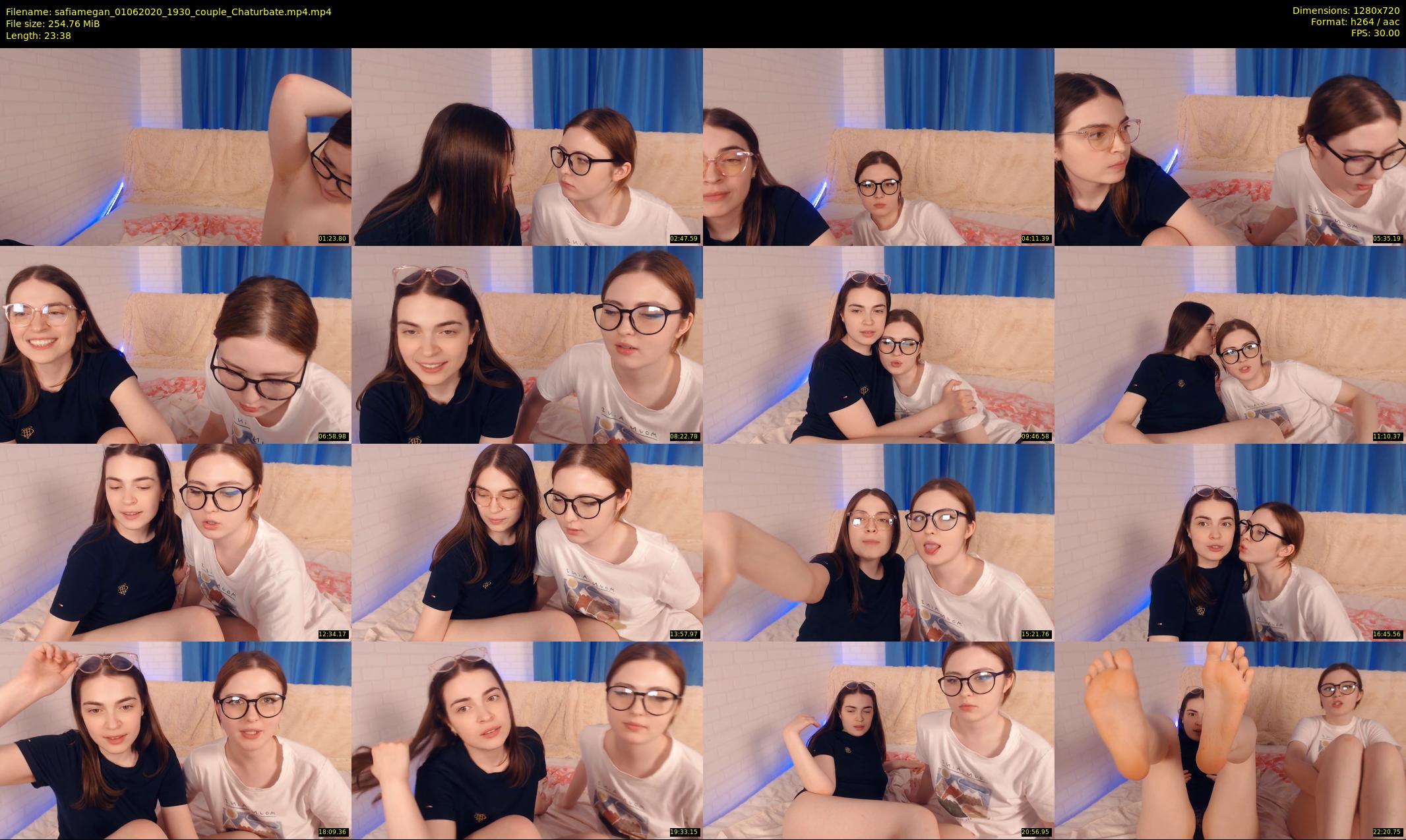 safiamegan — 24 minute Chaturbate couple cam show recording, 720p, Jun 1, 2020