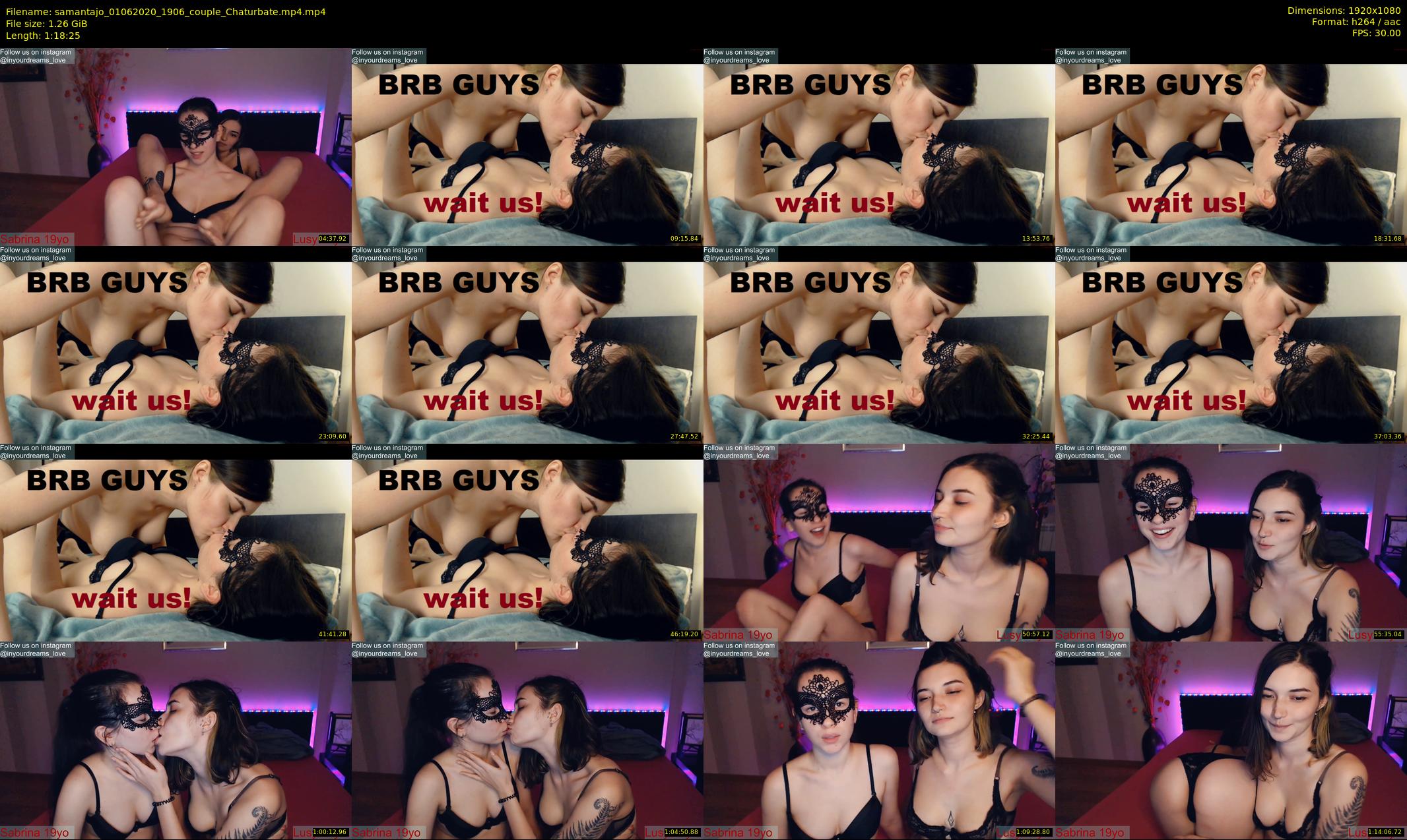 samantajo — 79 minute Chaturbate female cam show recording, 1080p, Jun 1, 2020