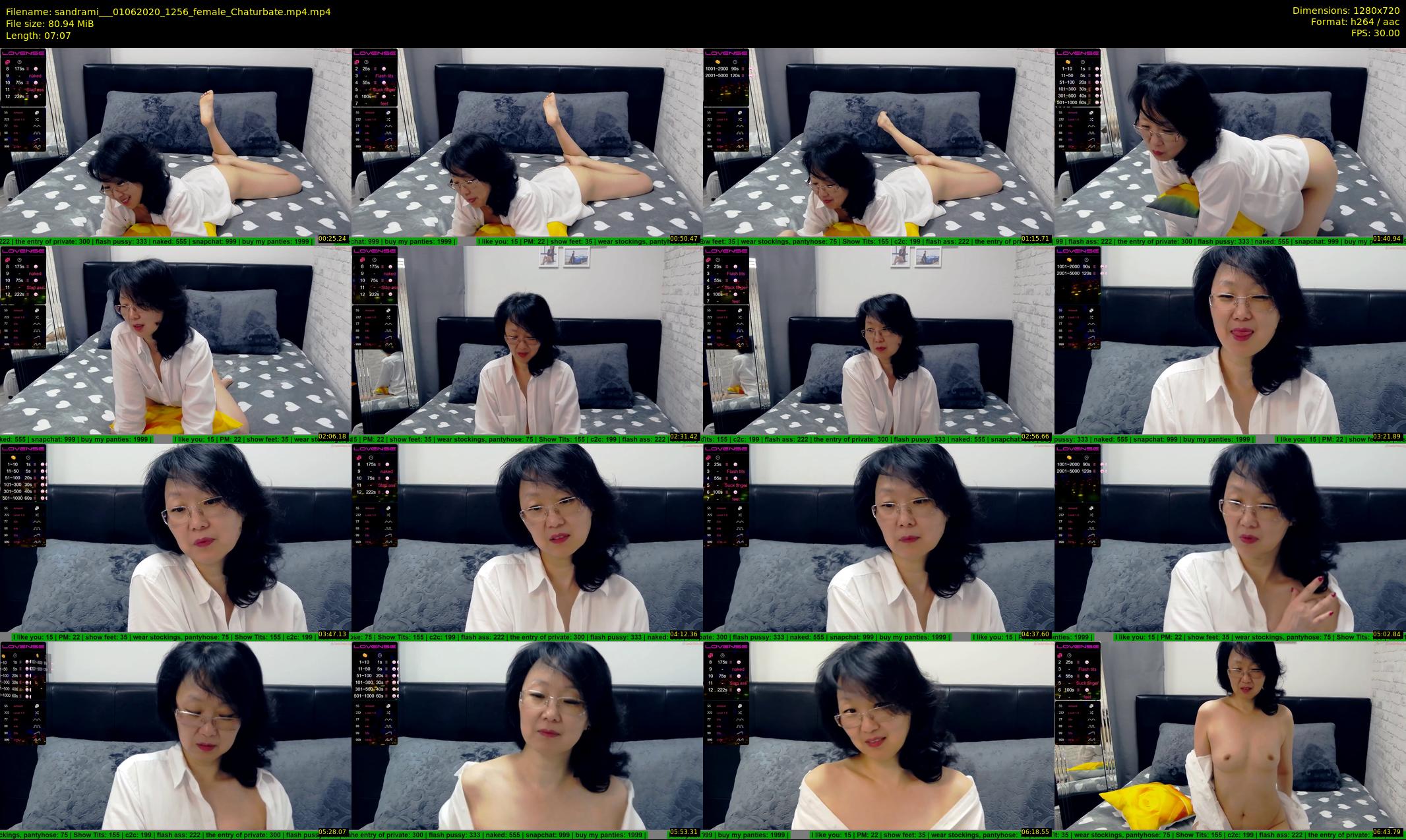 sandrami__ — 8 minute Chaturbate female cam show recording, 720p, Jun 1, 2020