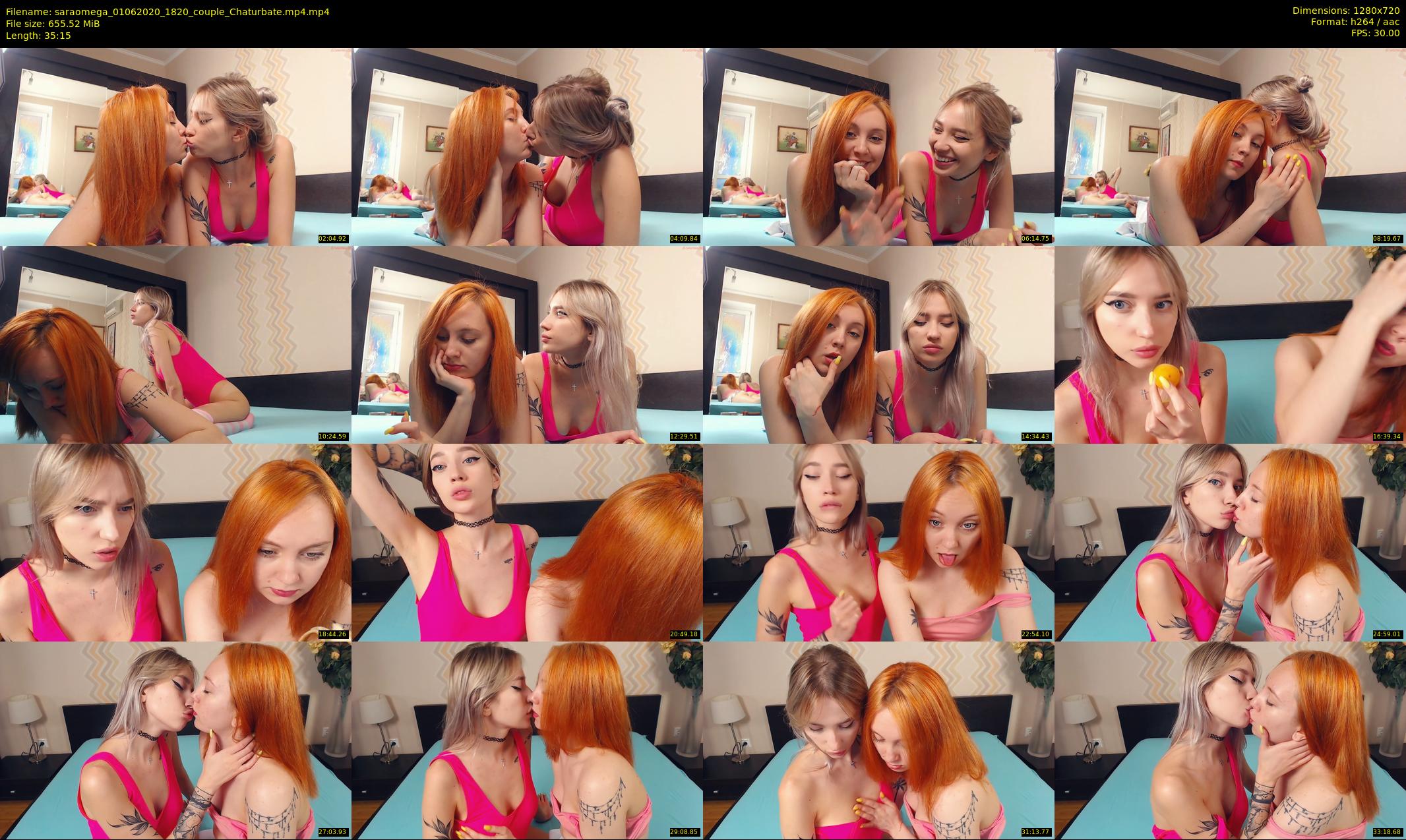 saraomega — 36 minute Chaturbate couple cam show recording, 720p, Jun 1, 2020
