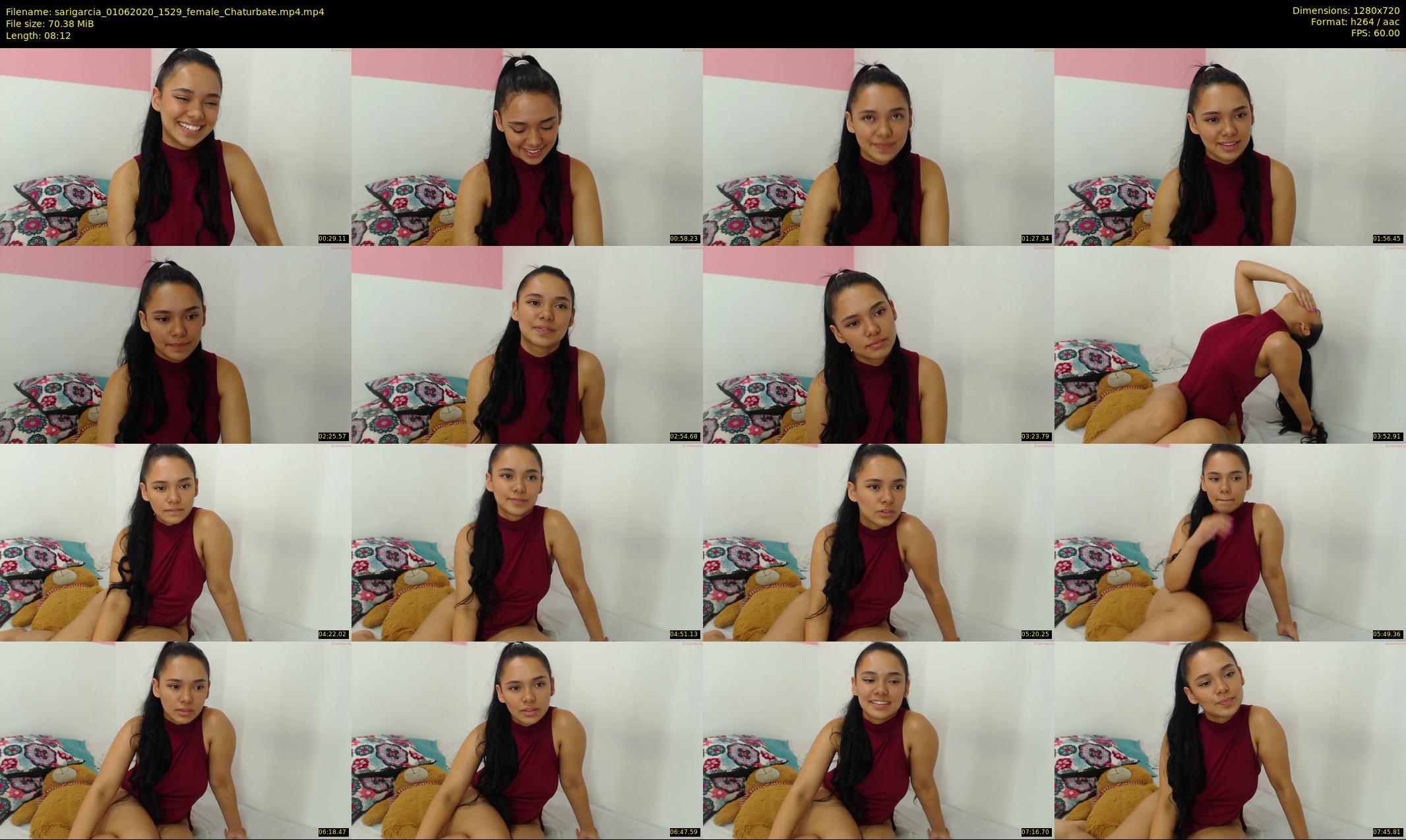 sarigarcia — 9 minute Chaturbate female cam show recording, 720p, Jun 1, 2020