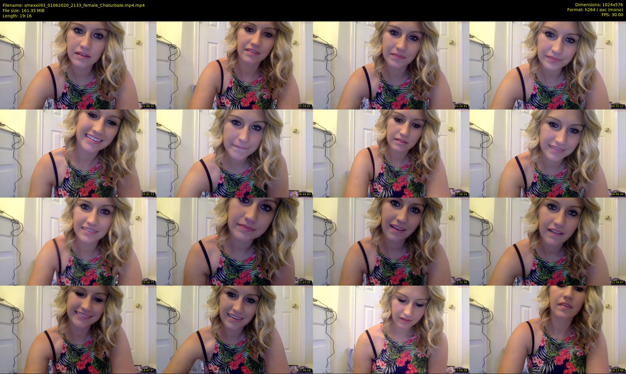 smexxii93 — 20 minute Chaturbate female cam show recording, 480p, Jun 1, 2020