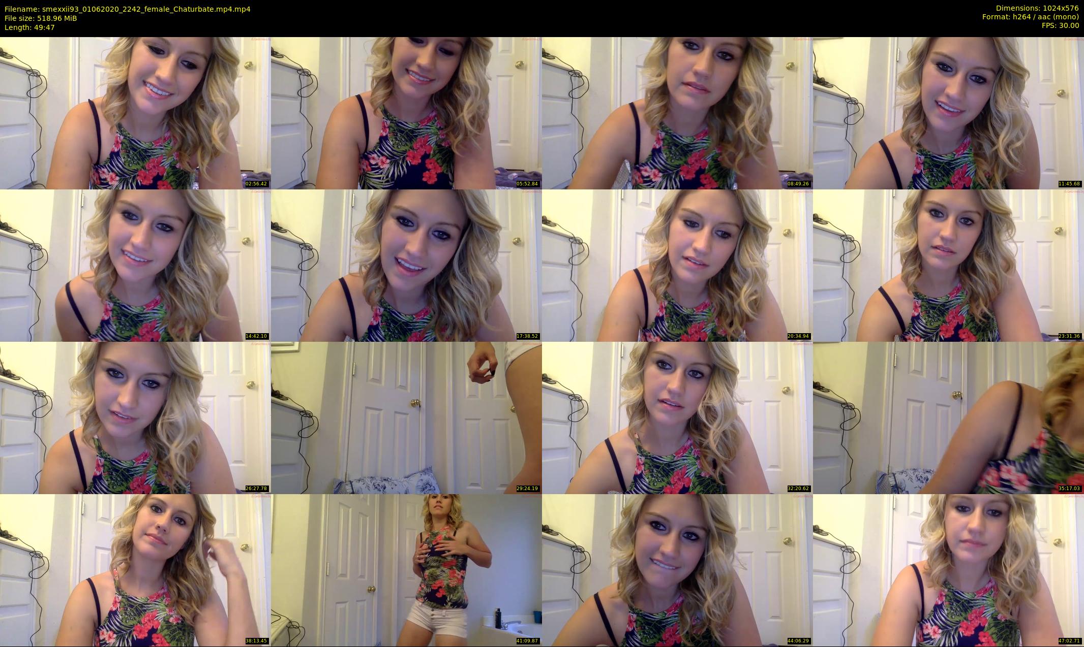 smexxii93 — 50 minute Chaturbate female cam show recording, 480p, Jun 1, 2020