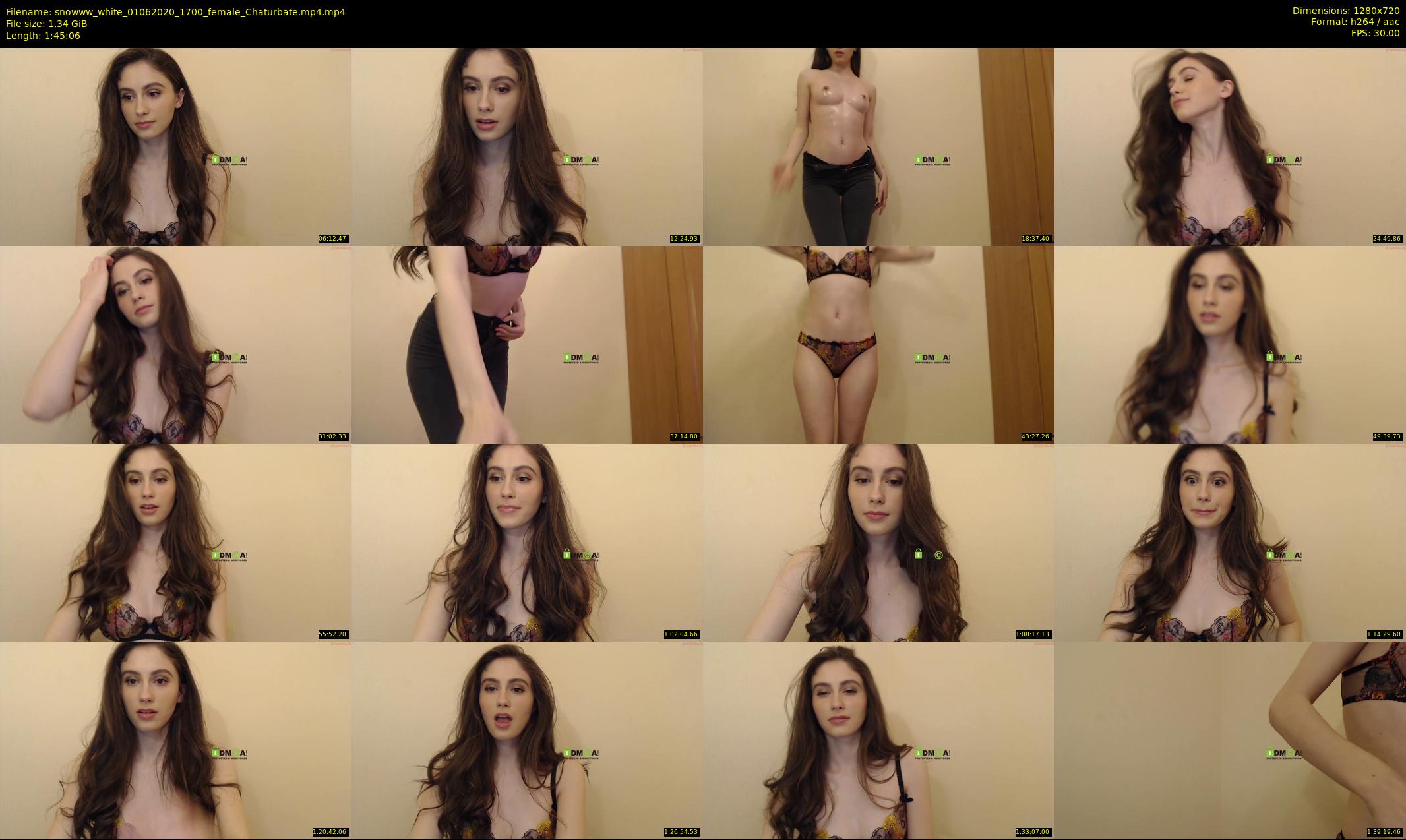 snowww_white — 106 minute Chaturbate female cam show recording, 720p, Jun 1, 2020