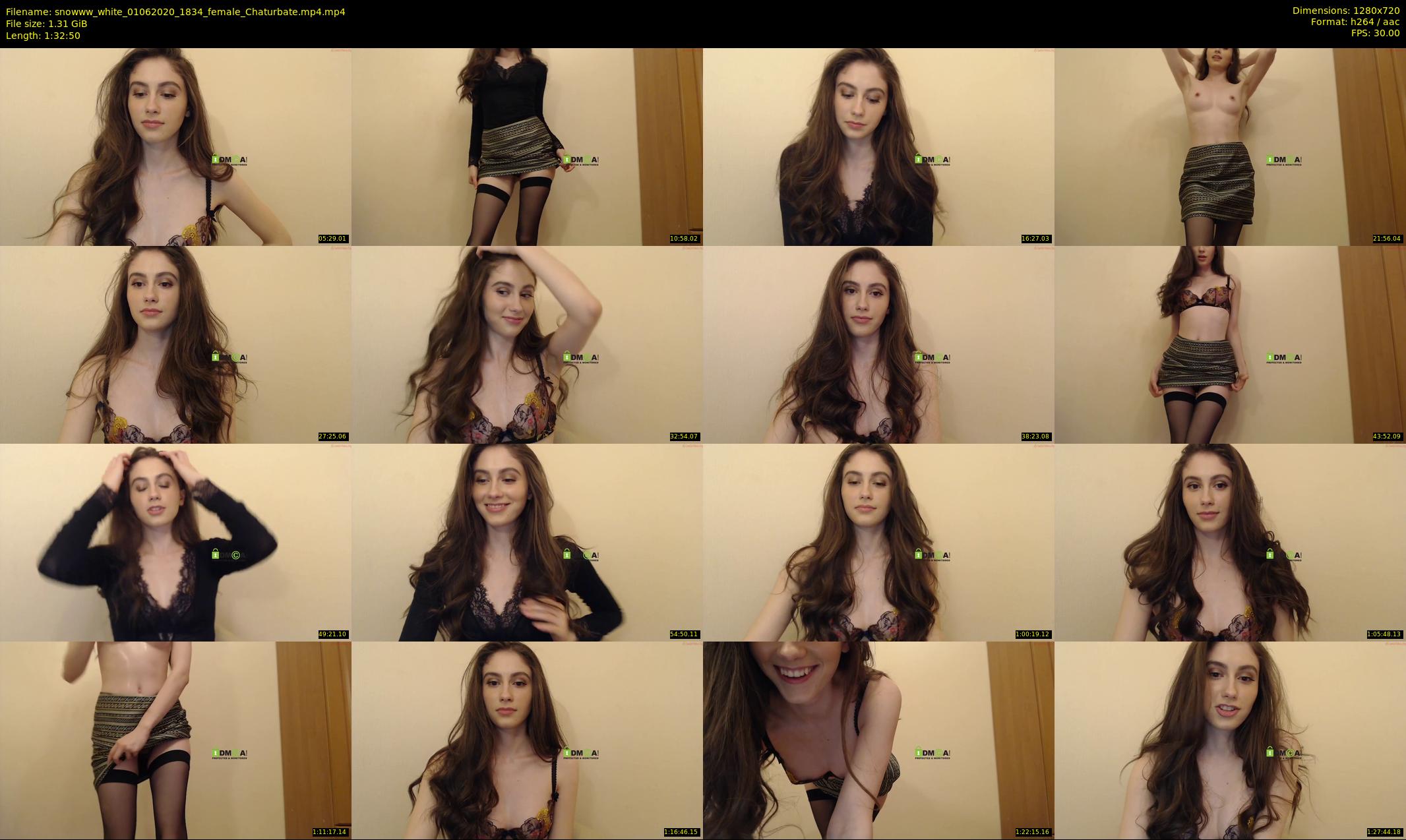 snowww_white — 93 minute Chaturbate female cam show recording, 720p, Jun 1, 2020