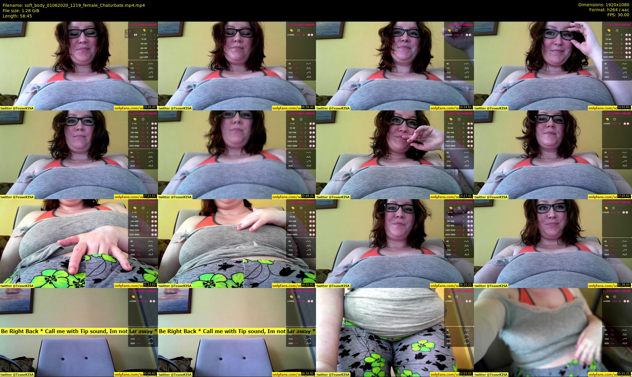 soft_body — 59 minute Chaturbate female cam show recording, 1080p, Jun 1, 2020