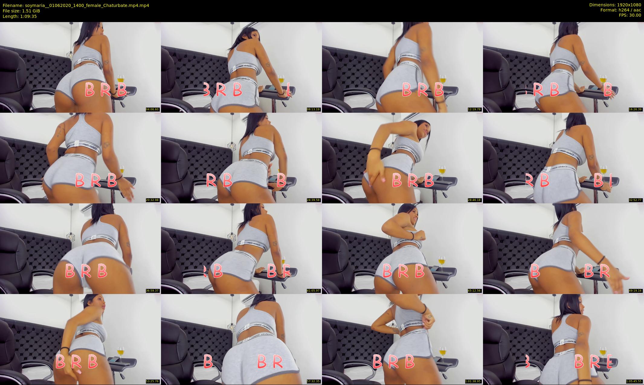soymaria_ — 70 minute Chaturbate female cam show recording, 1080p, Jun 1, 2020