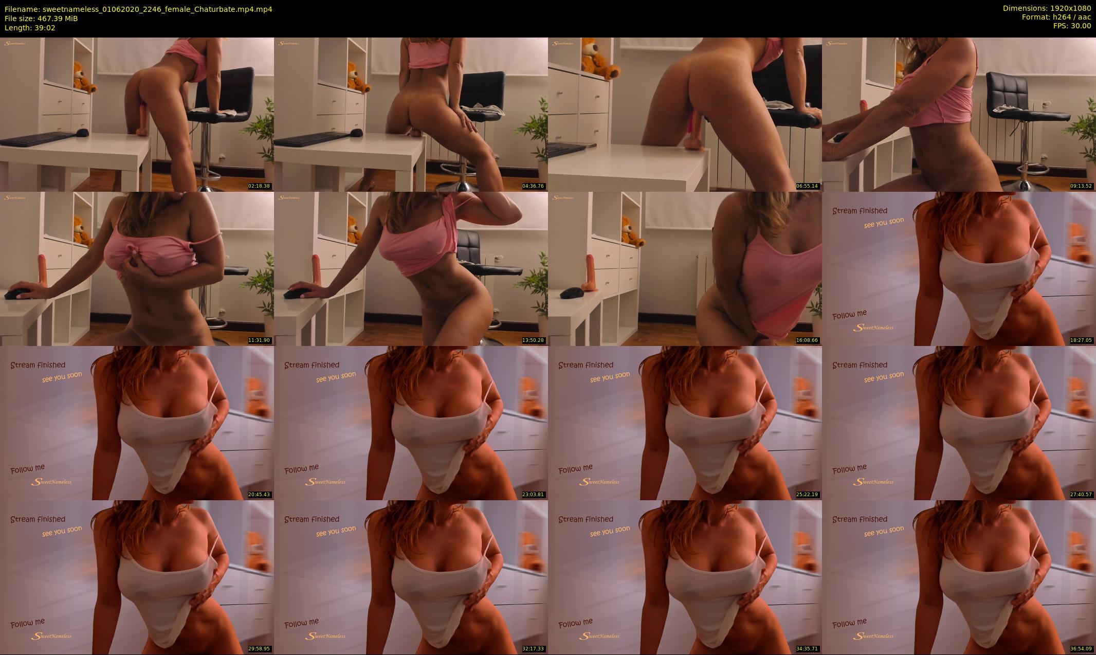 sweetnameless — 40 minute Chaturbate couple cam show recording, 1080p, Jun 1, 2020