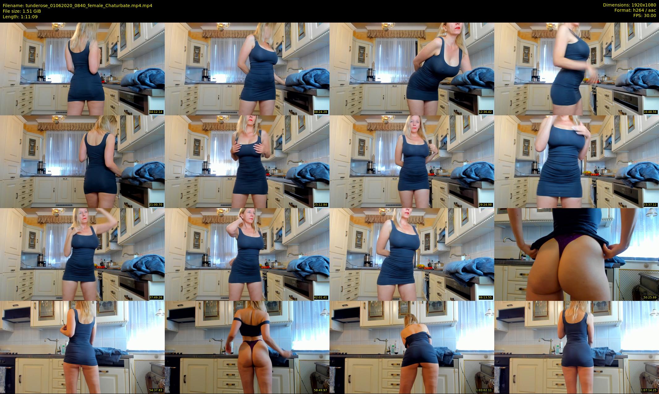 tunderose — 72 minute Chaturbate female cam show recording, 1080p, Jun 1, 2020