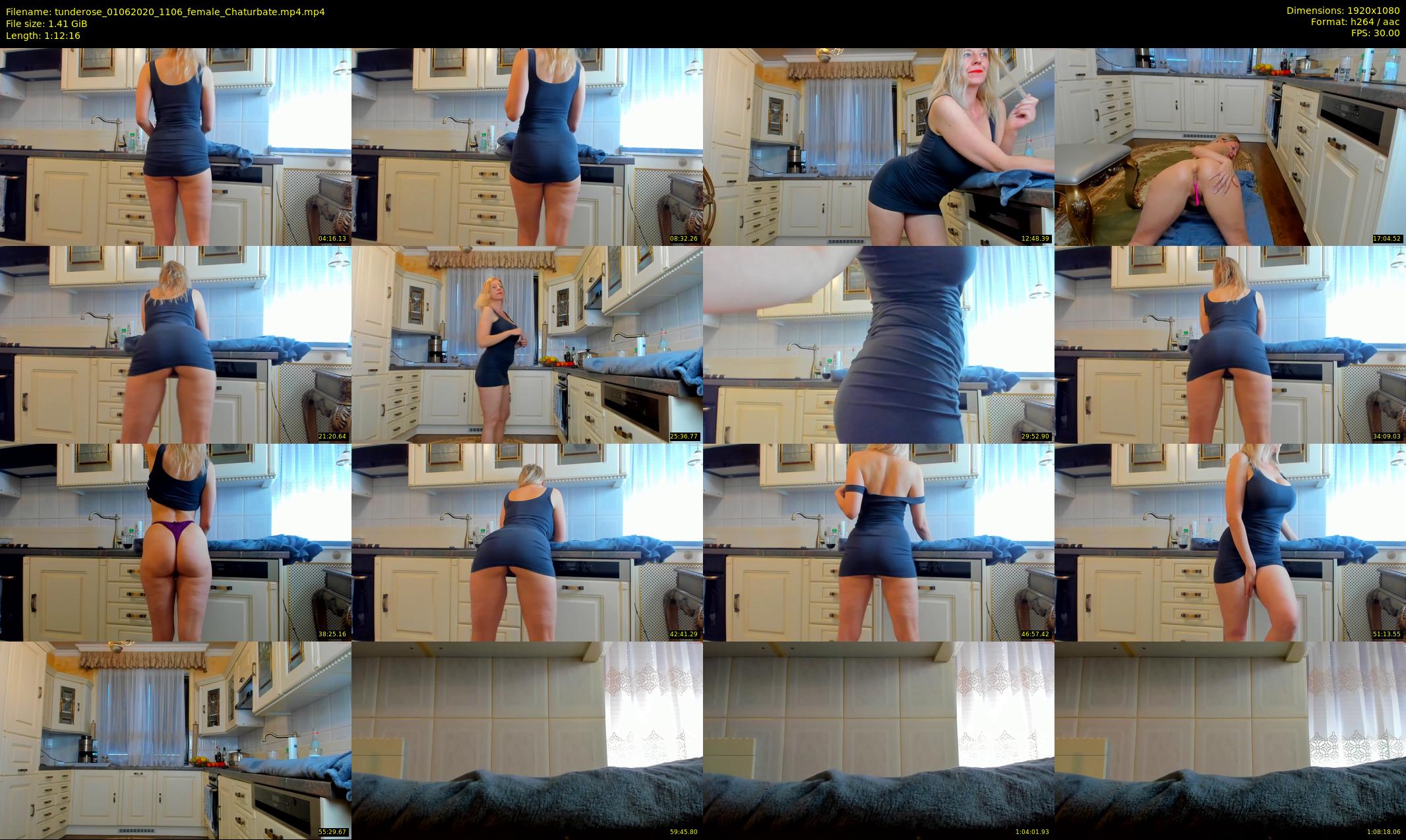tunderose — 73 minute Chaturbate female cam show recording, 1080p, Jun 1, 2020