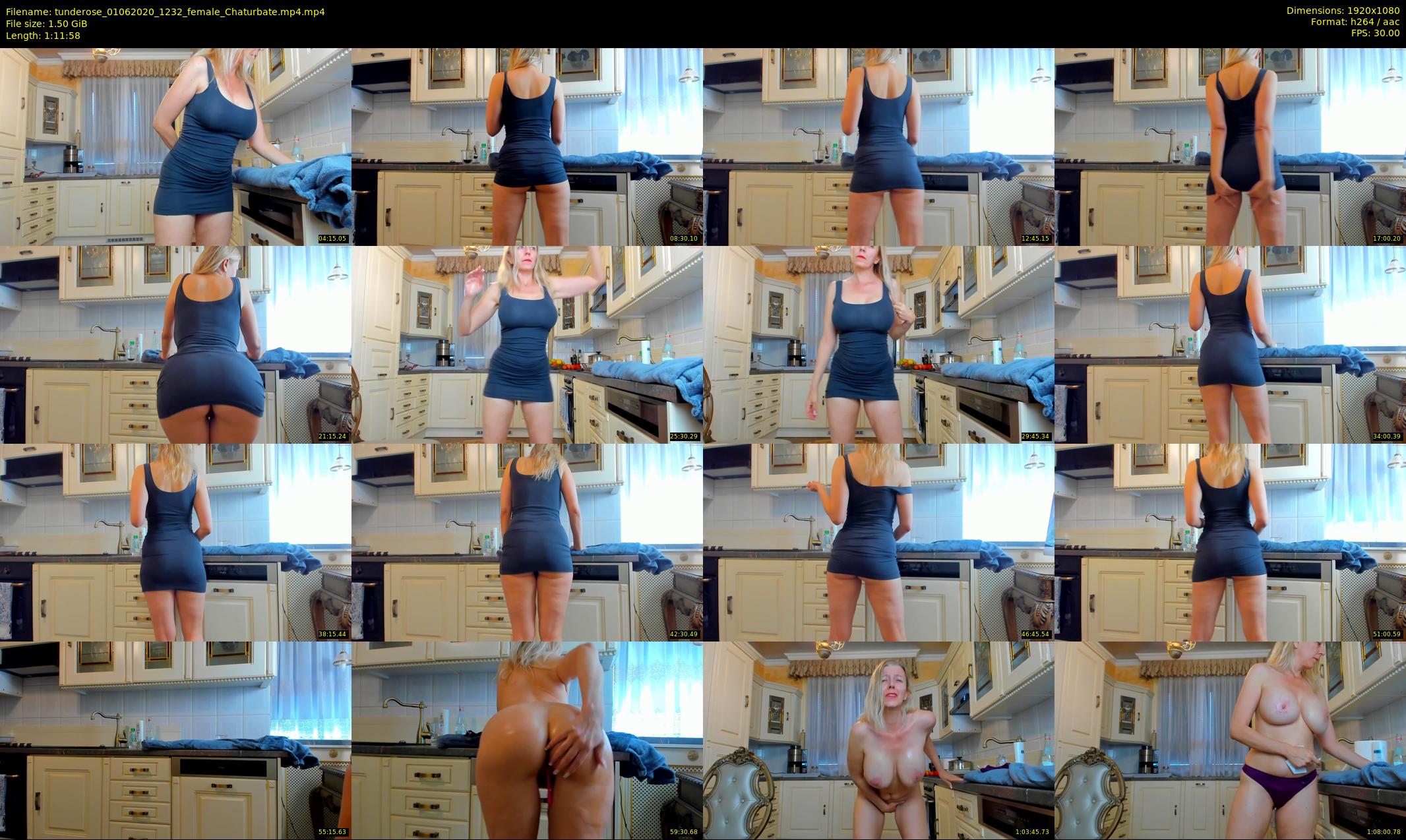 tunderose — 72 minute Chaturbate female cam show recording, 1080p, Jun 1, 2020