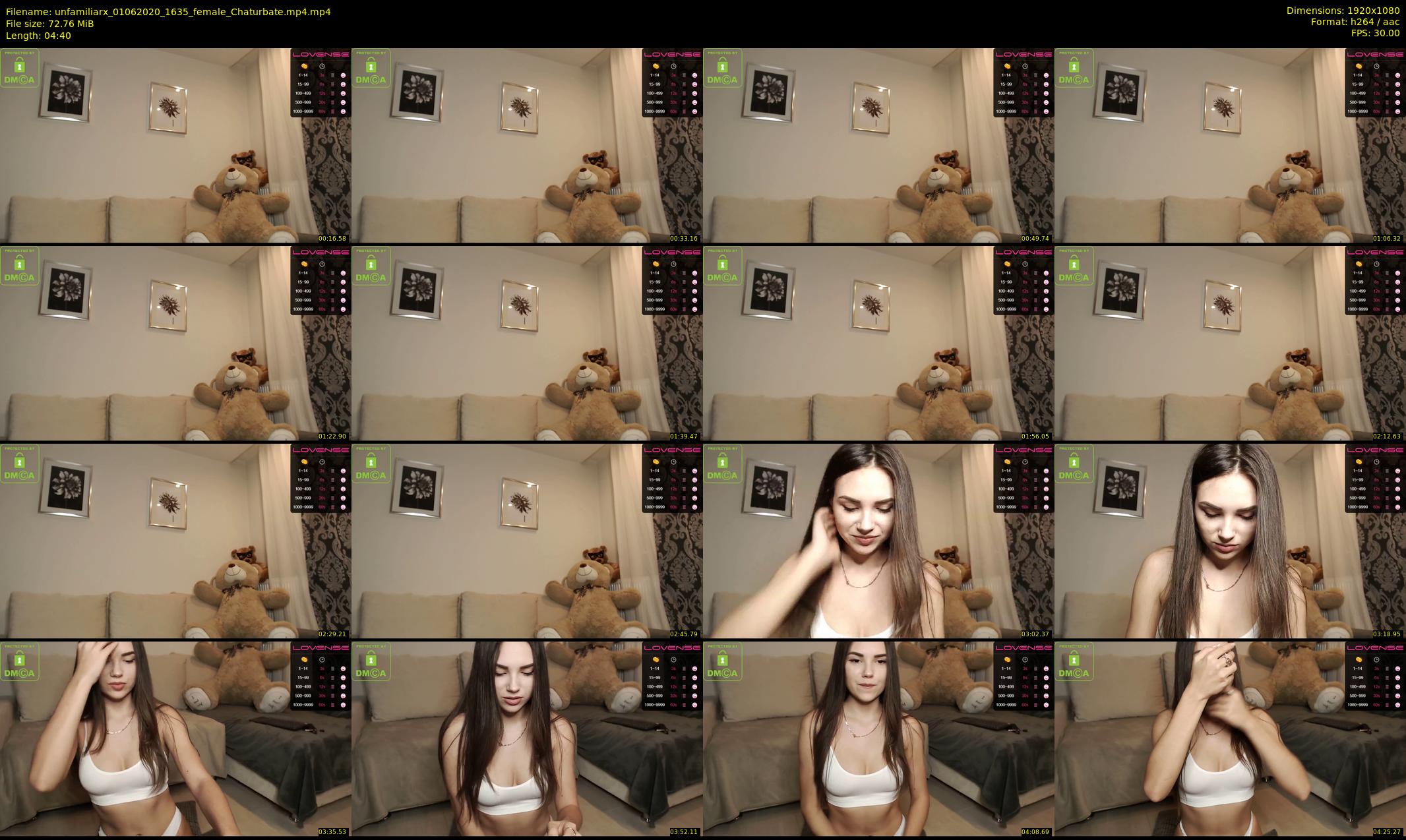unfamiliarx — 5 minute Chaturbate female cam show recording, 1080p, Jun 1, 2020