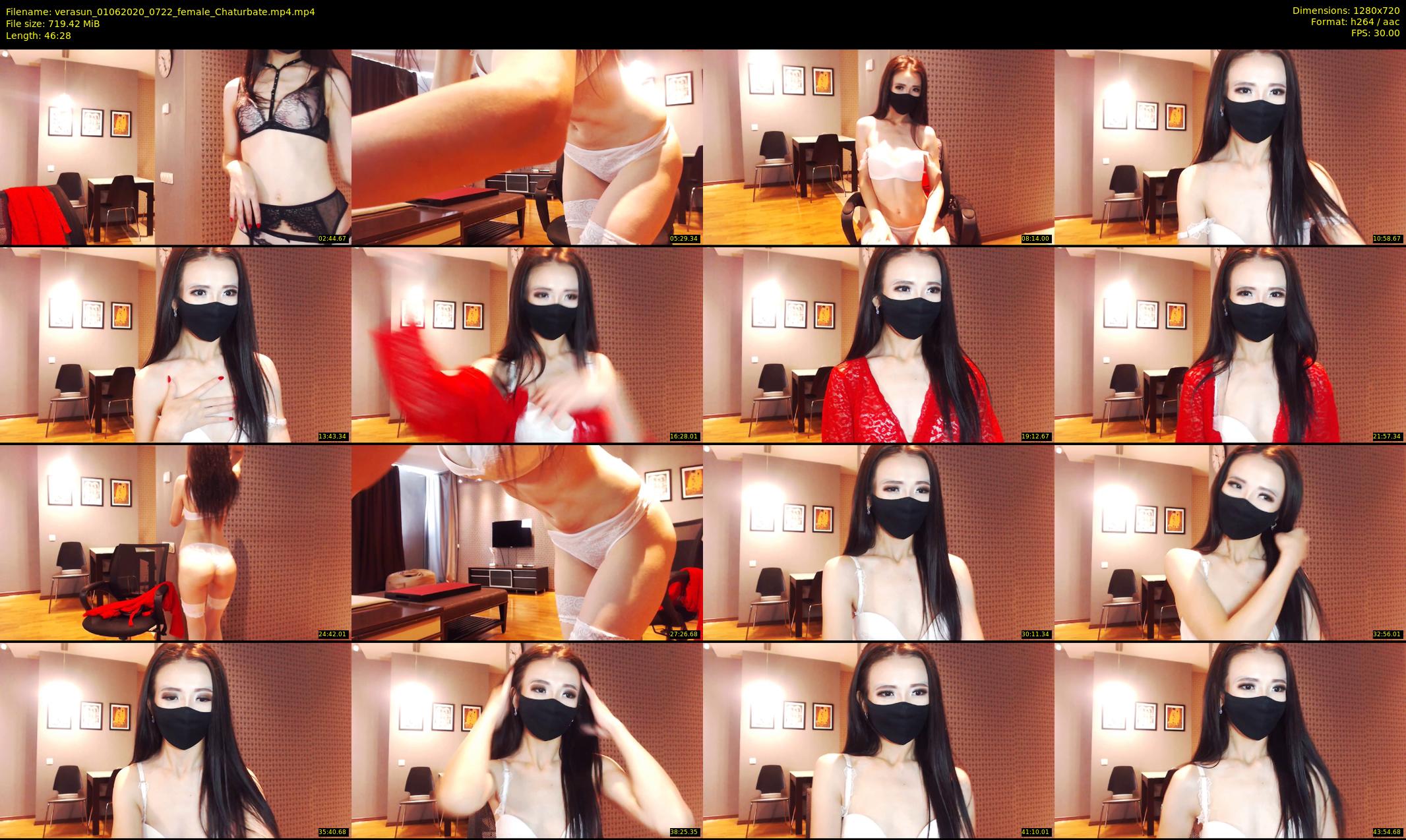 verasun — 47 minute Chaturbate female cam show recording, 720p, Jun 1, 2020