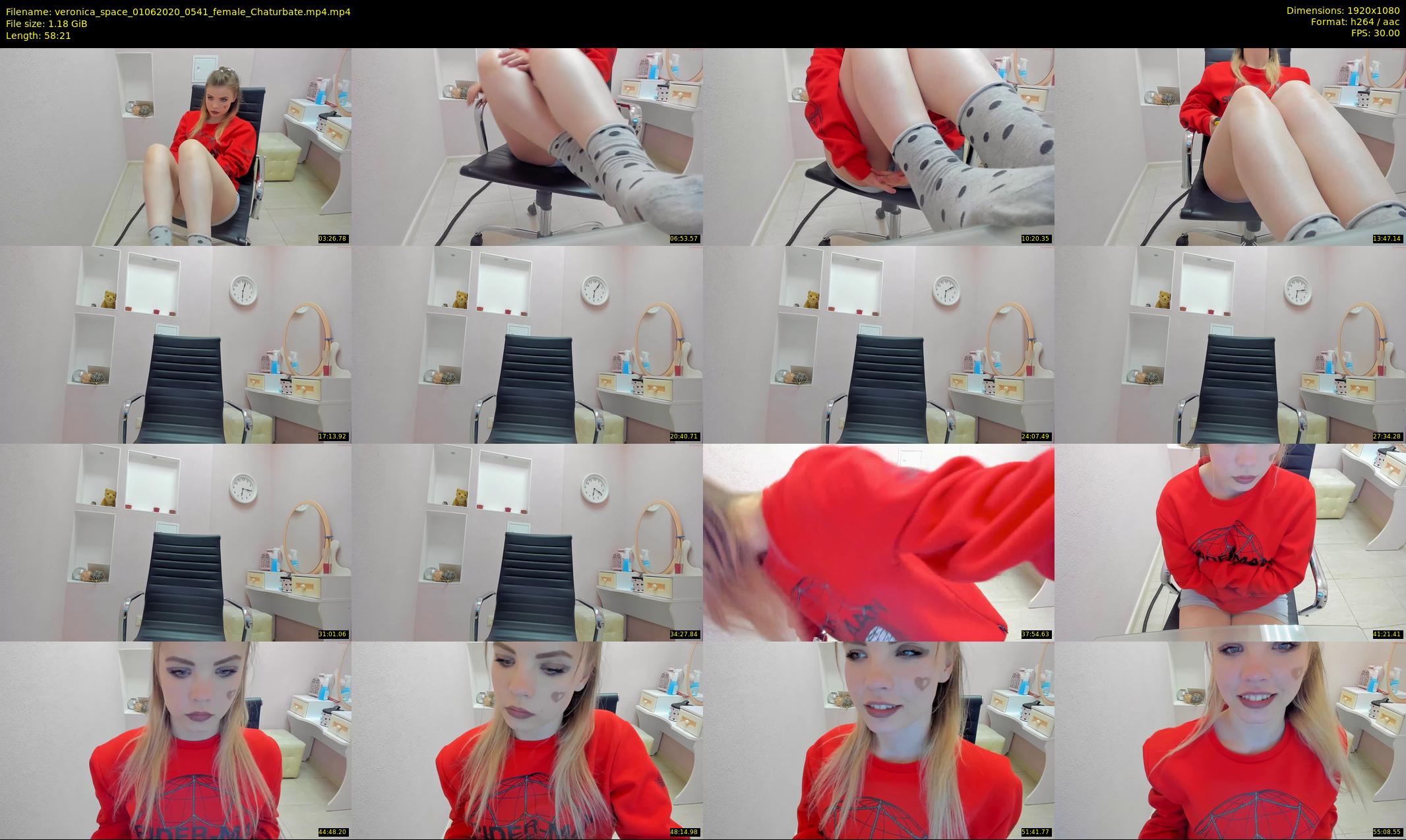 veronica_space — 59 minute Chaturbate female cam show recording, 1080p, Jun 1, 2020