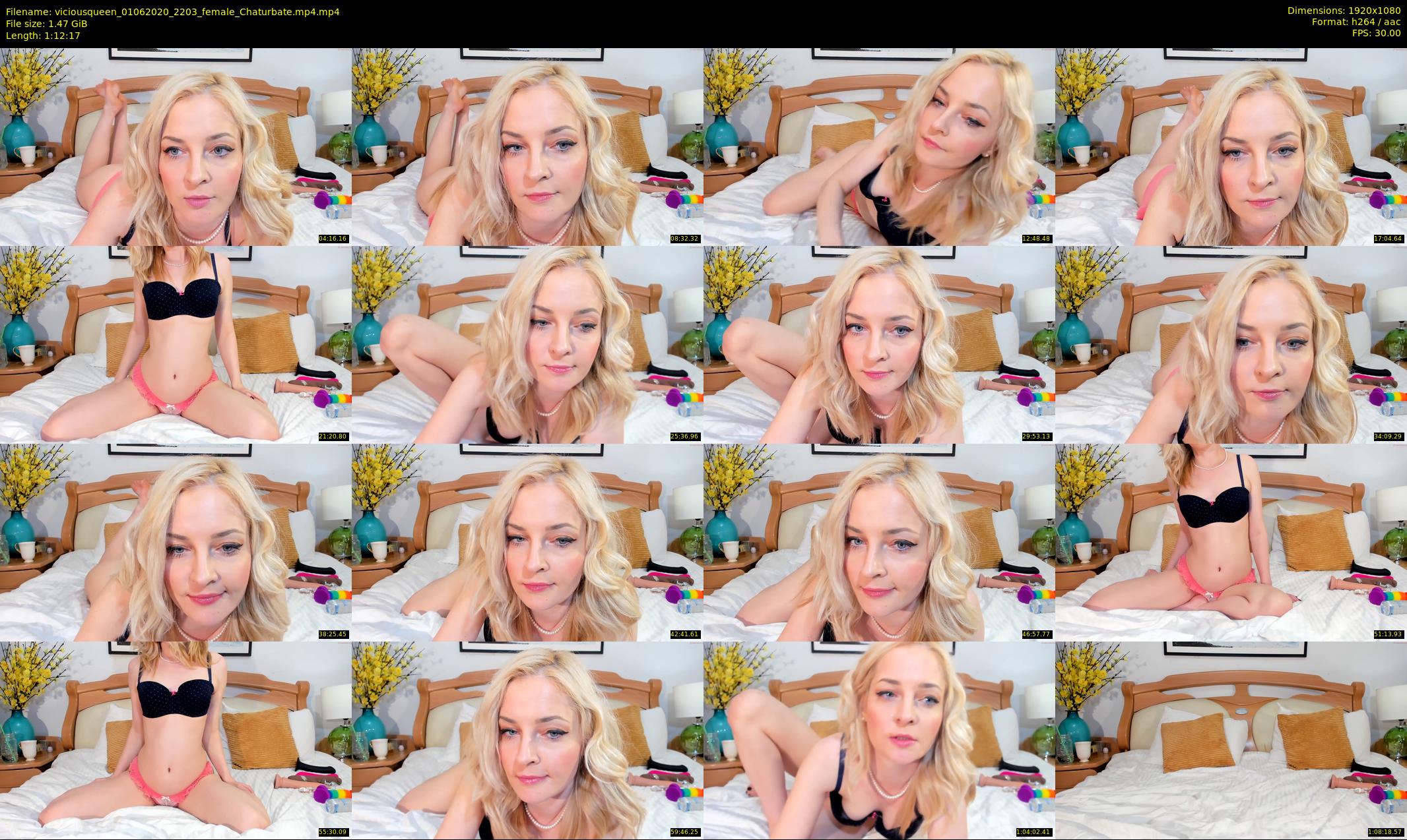 viciousqueen — 73 minute Chaturbate female cam show recording, 1080p, Jun 1, 2020