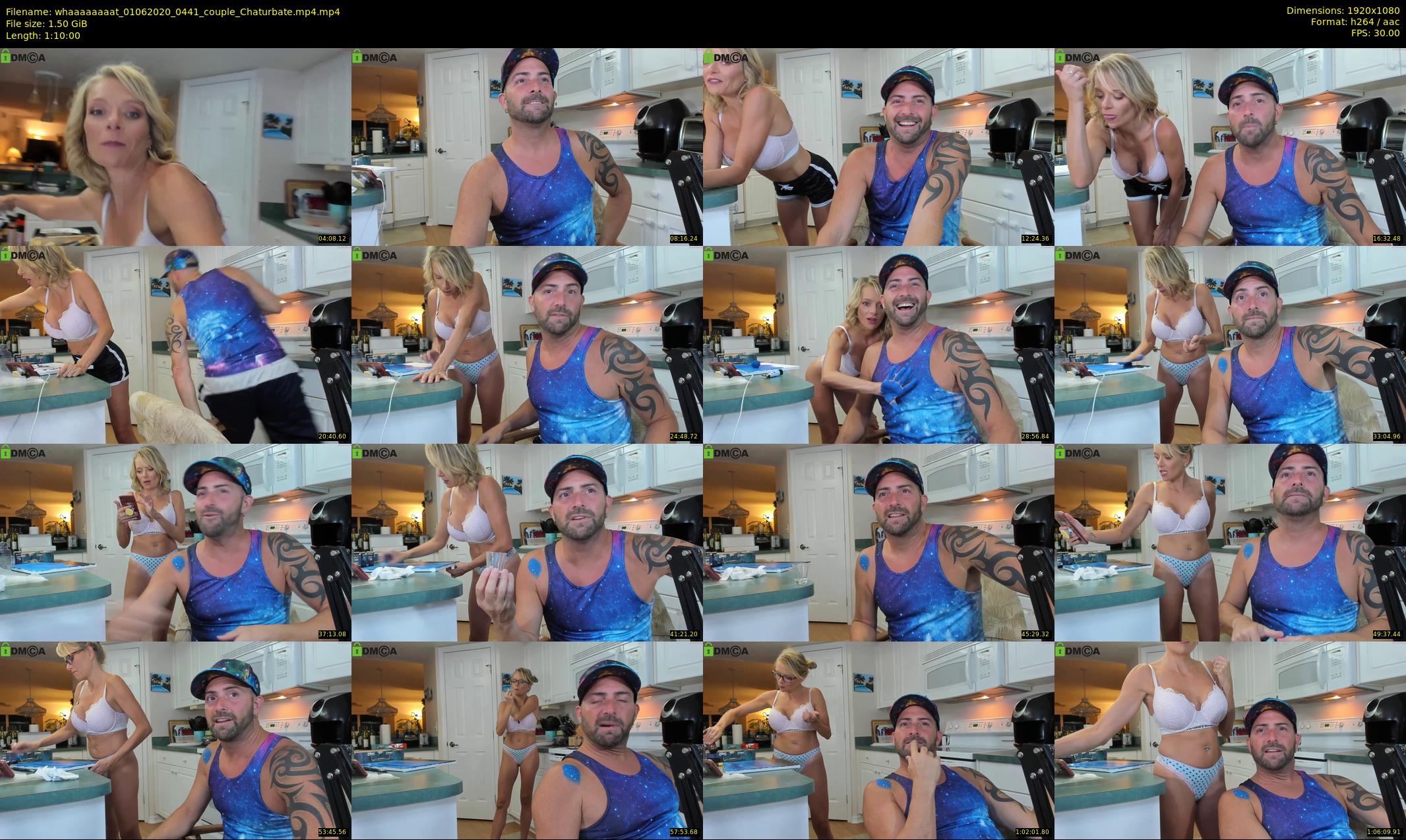 whaaaaaaaat — 70 minute Chaturbate couple cam show recording, 1080p, Jun 1, 2020
