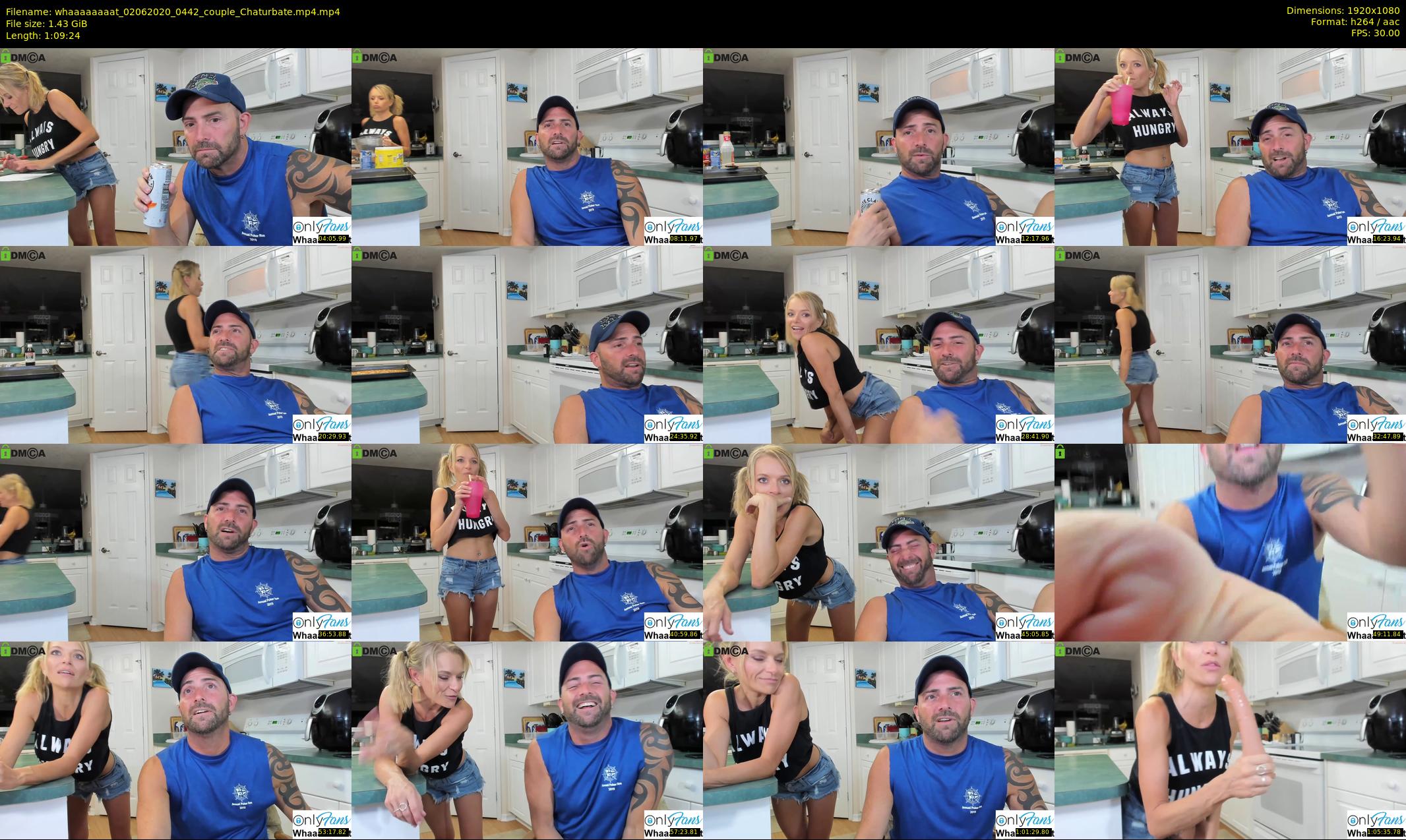 whaaaaaaaat — 70 minute Chaturbate couple cam show recording, 1080p, Jun 2, 2020