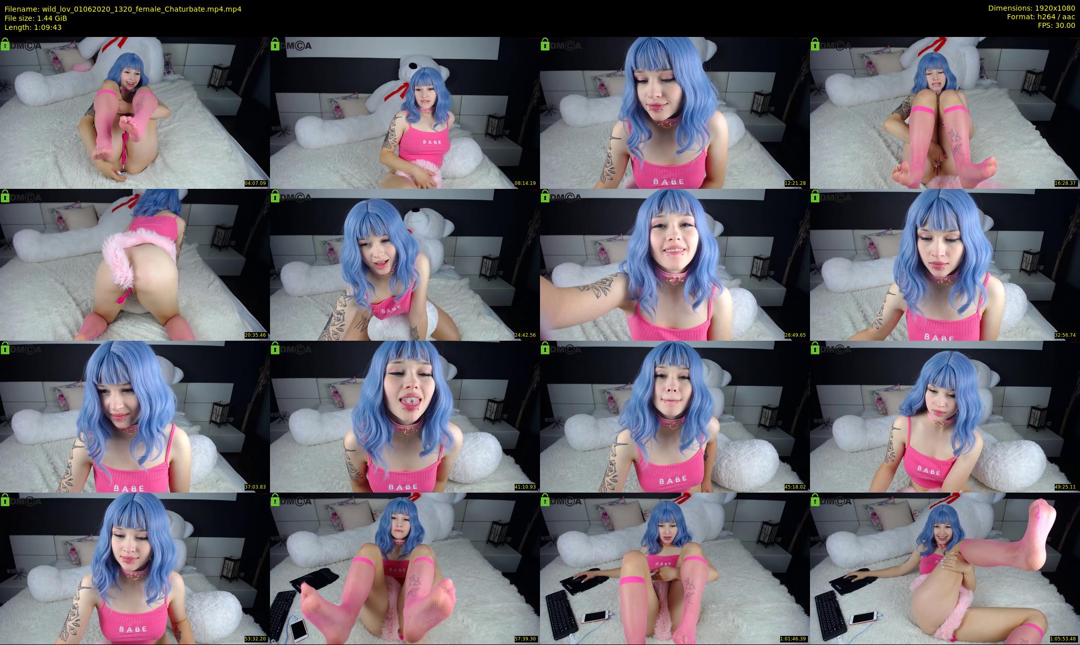 wild_lov — 70 minute Chaturbate female cam show recording, 1080p, Jun 1, 2020