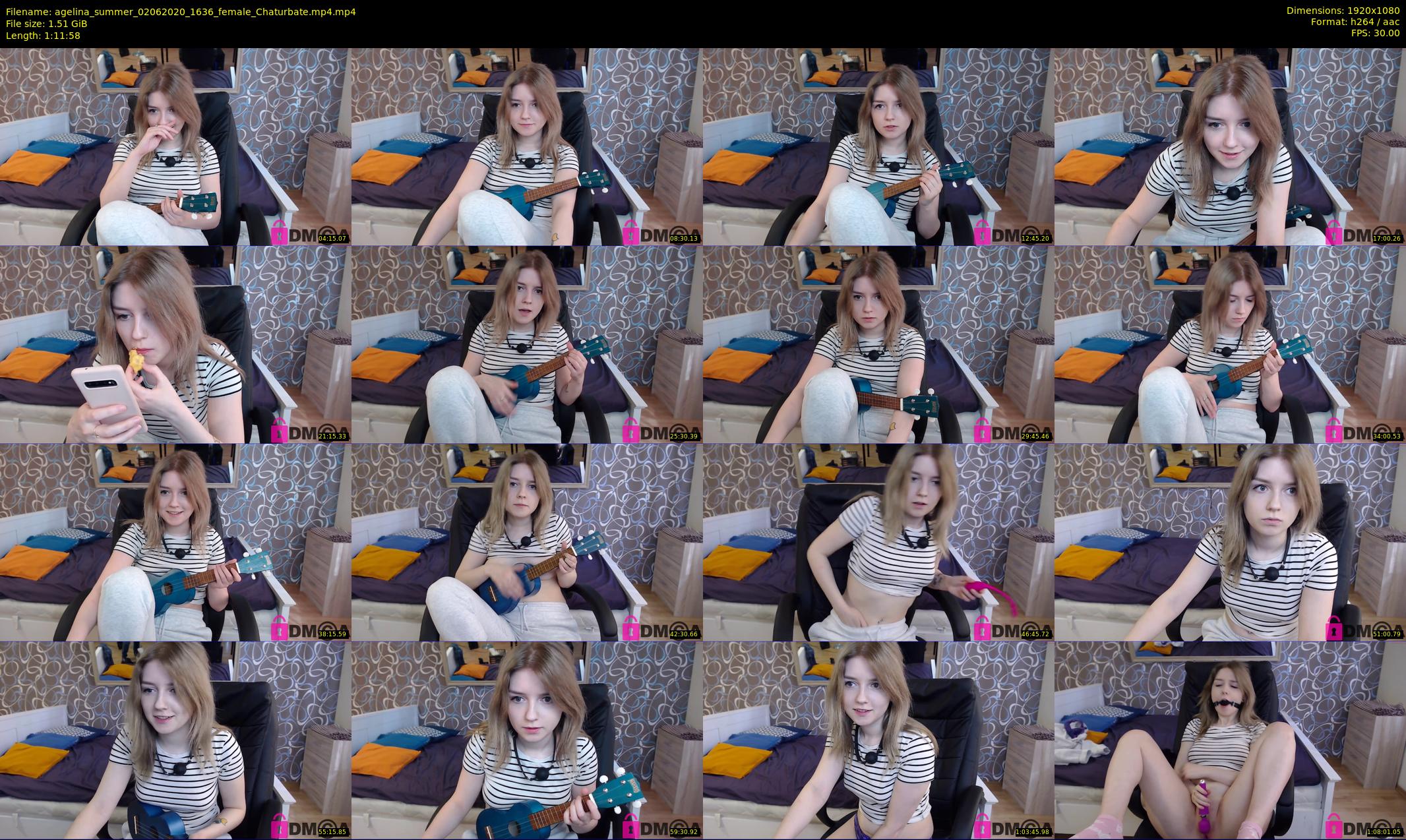 agelina_summer — 72 minute Chaturbate female cam show recording, 1080p, Jun 2, 2020