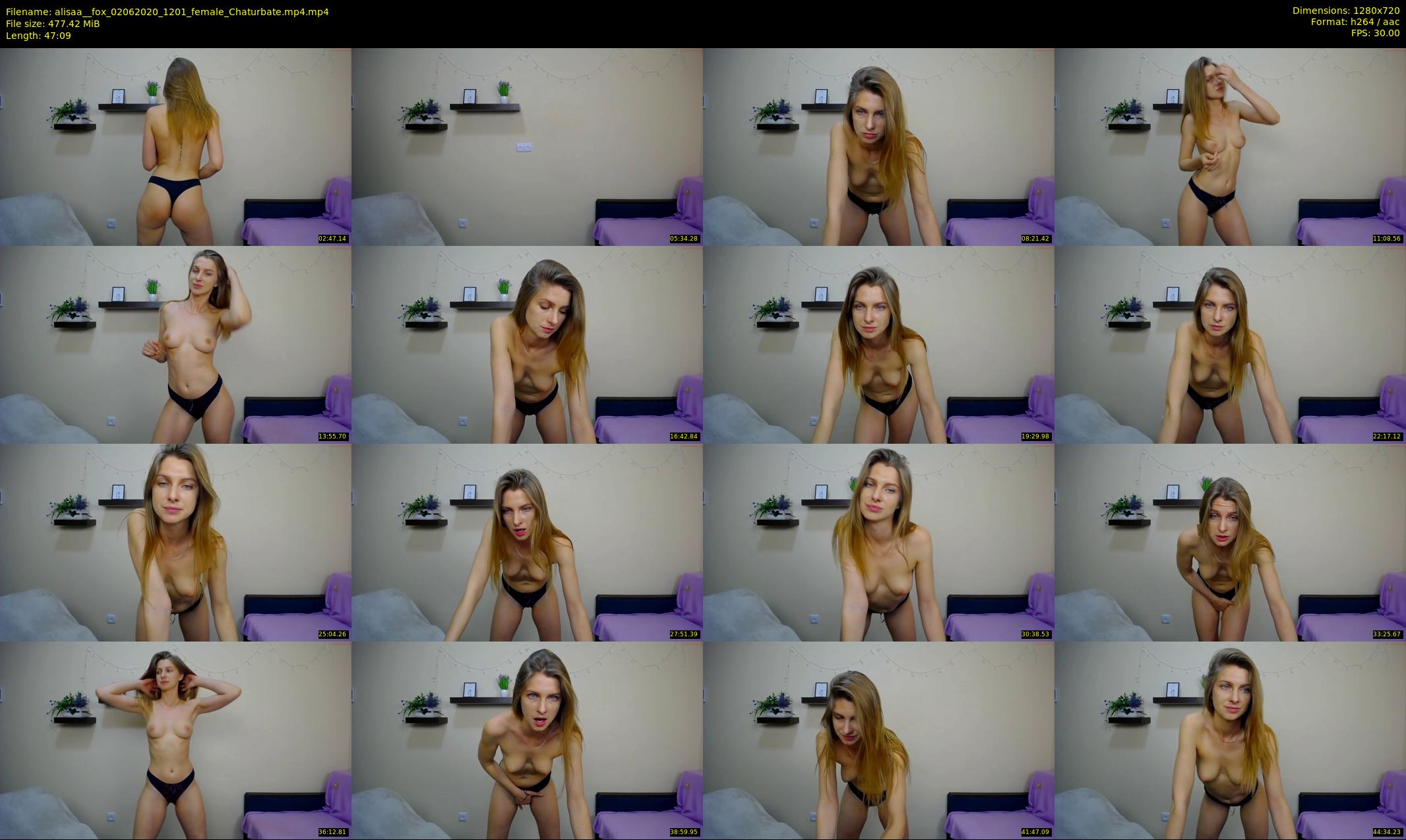 alisaa__fox — 48 minute Chaturbate female cam show recording, 720p, Jun 2, 2020