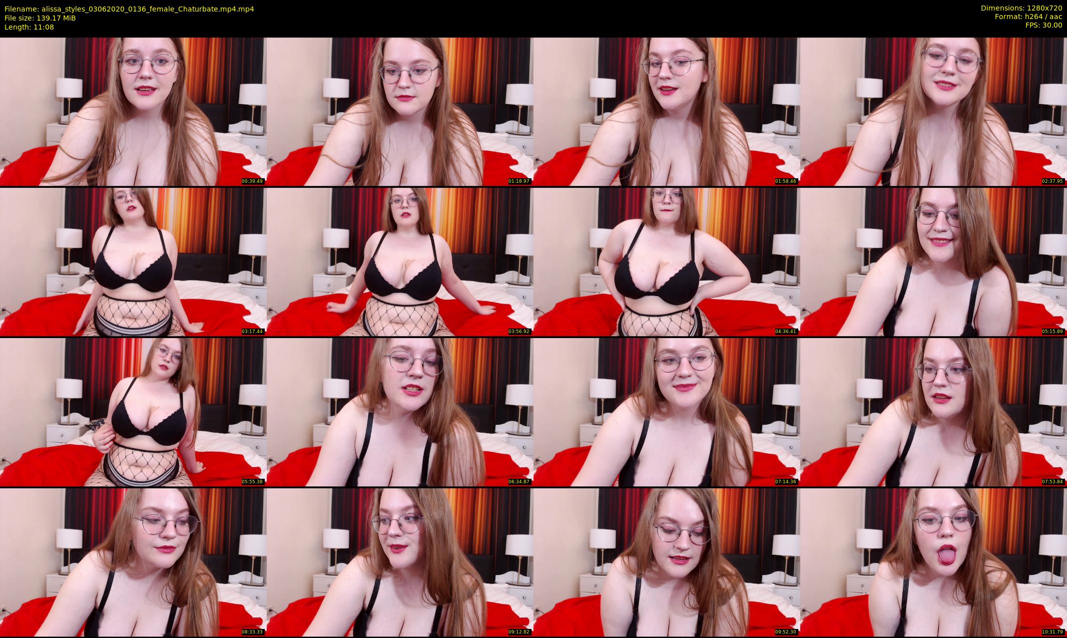 alissa_styles — 12 minute Chaturbate female cam show recording, 720p, Jun 3, 2020