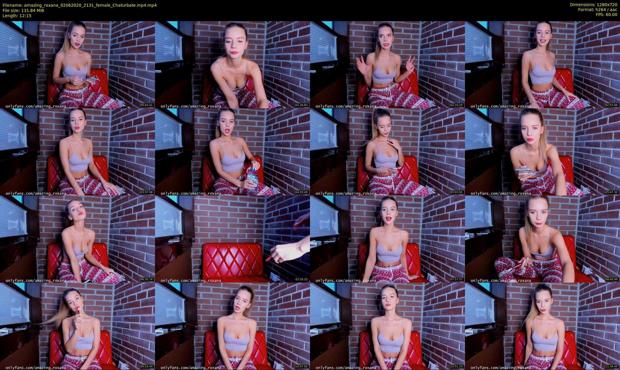 amazing_roxana — 13 minute Chaturbate female cam show recording, 720p, Jun 2, 2020