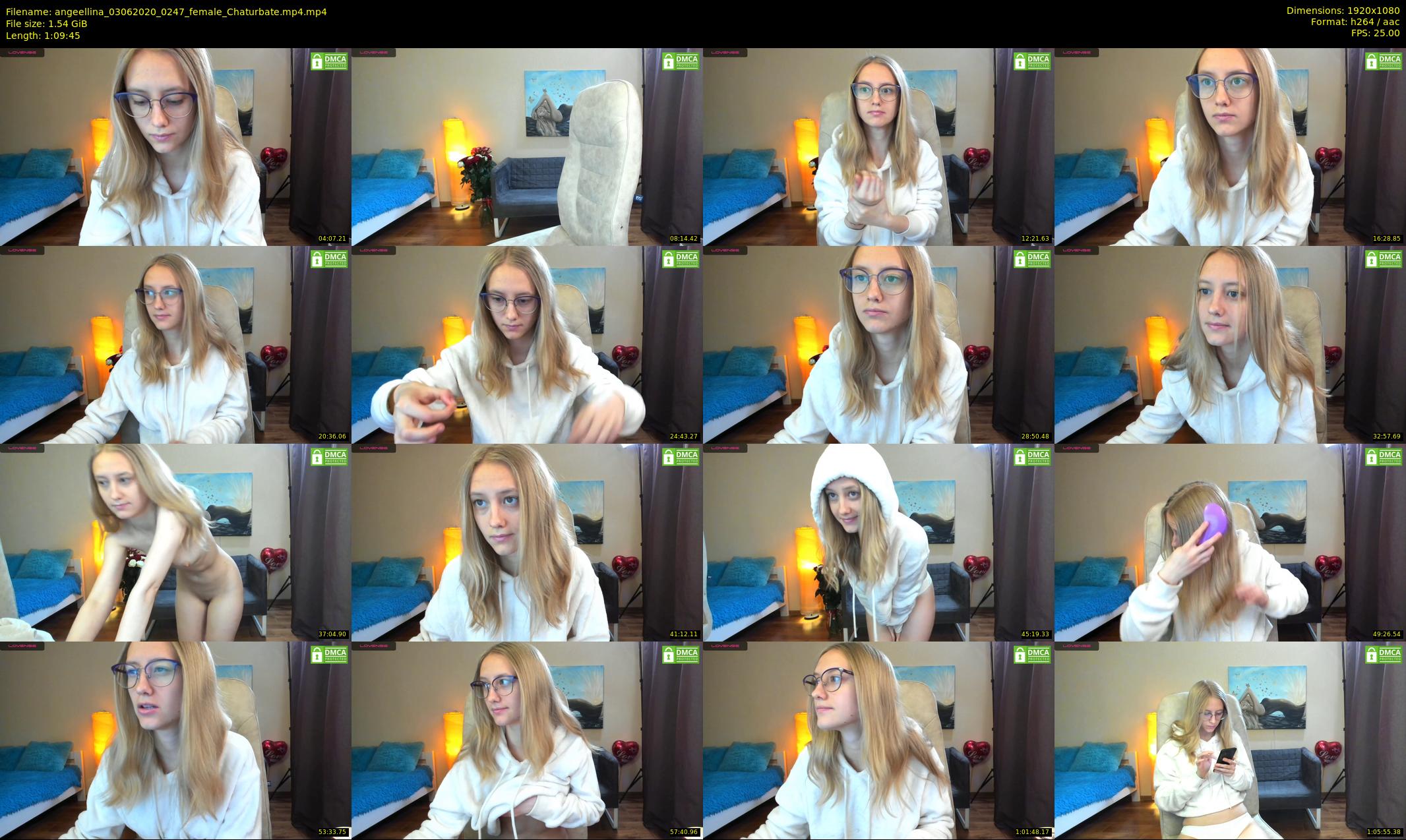 angeellina — 70 minute Chaturbate female cam show recording, 1080p, Jun 3, 2020