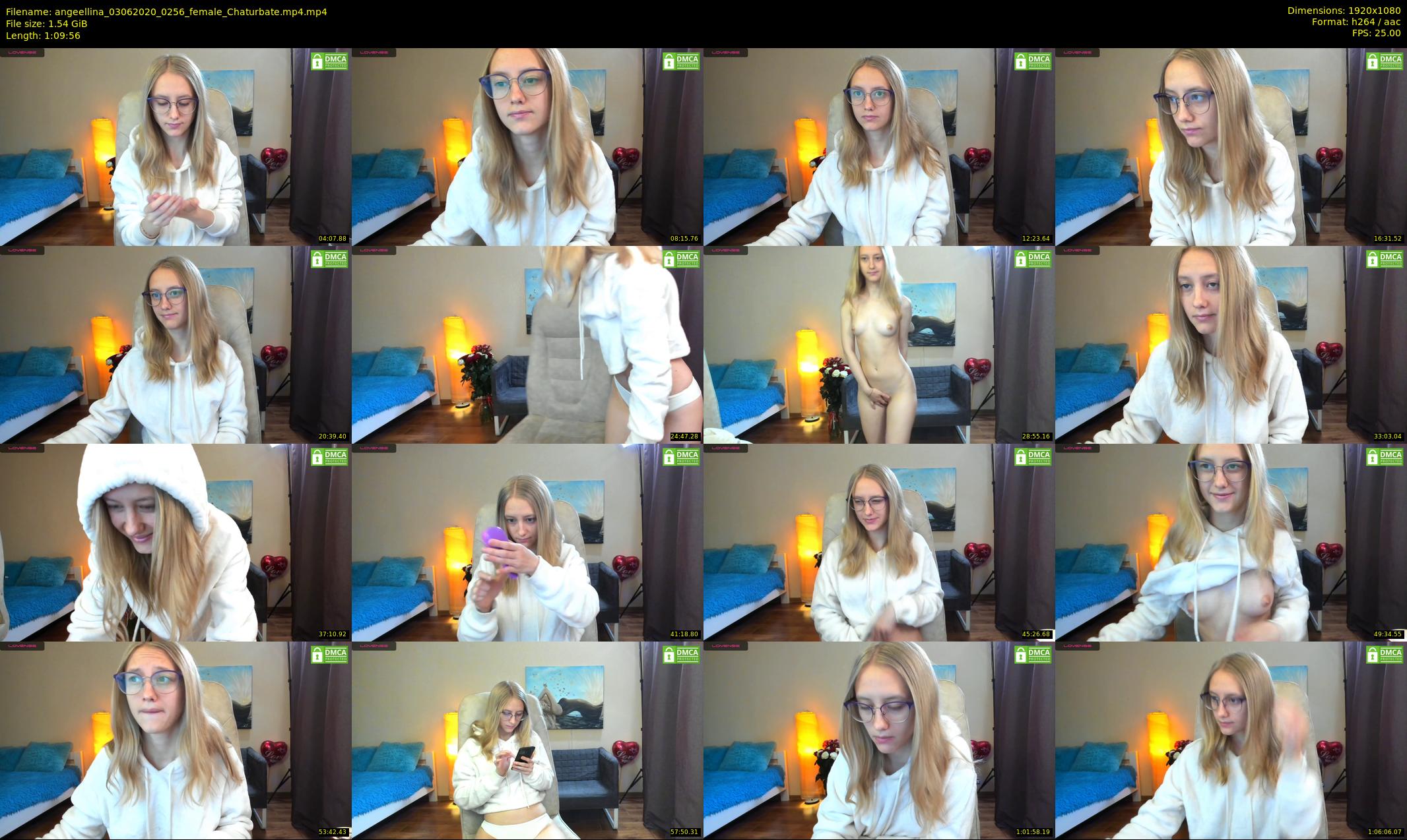angeellina — 70 minute Chaturbate female cam show recording, 1080p, Jun 3, 2020