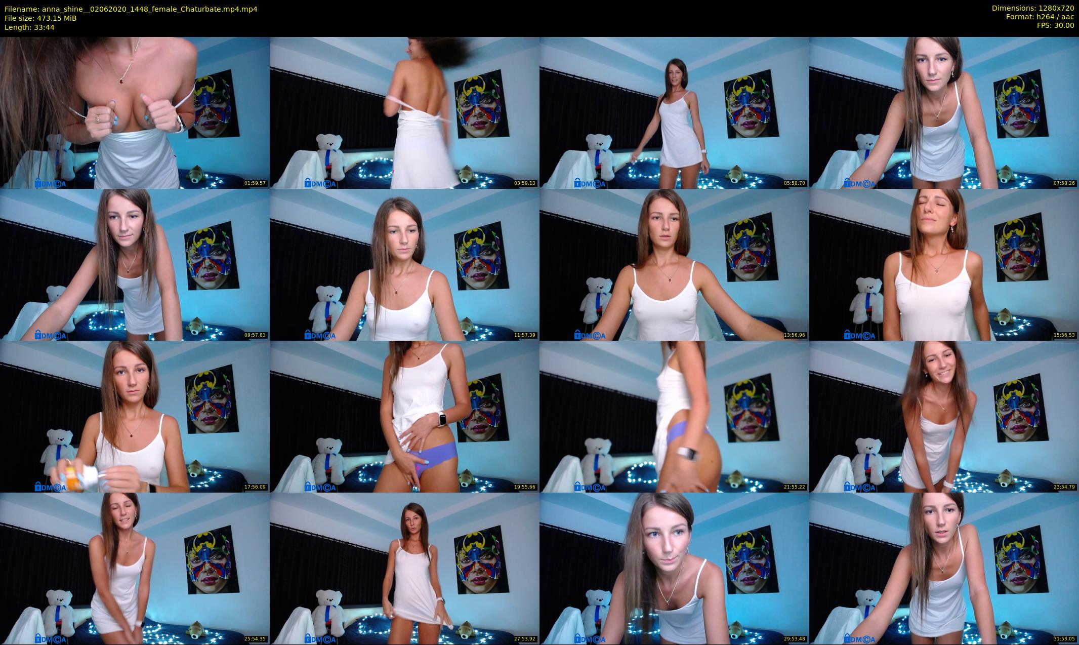 anna_shine_ — 34 minute Chaturbate female cam show recording, 720p, Jun 2, 2020