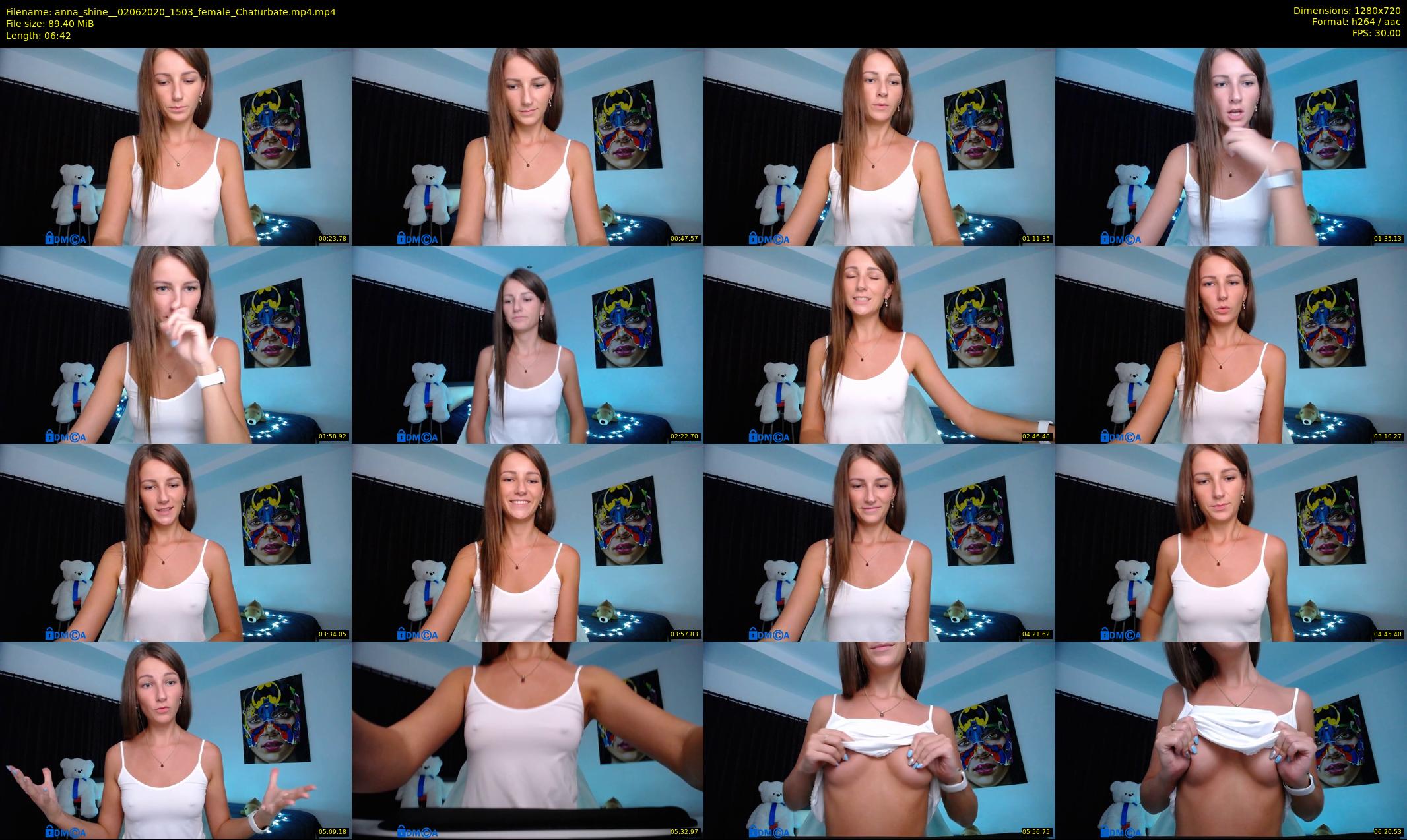 anna_shine_ — 7 minute Chaturbate female cam show recording, 720p, Jun 2, 2020