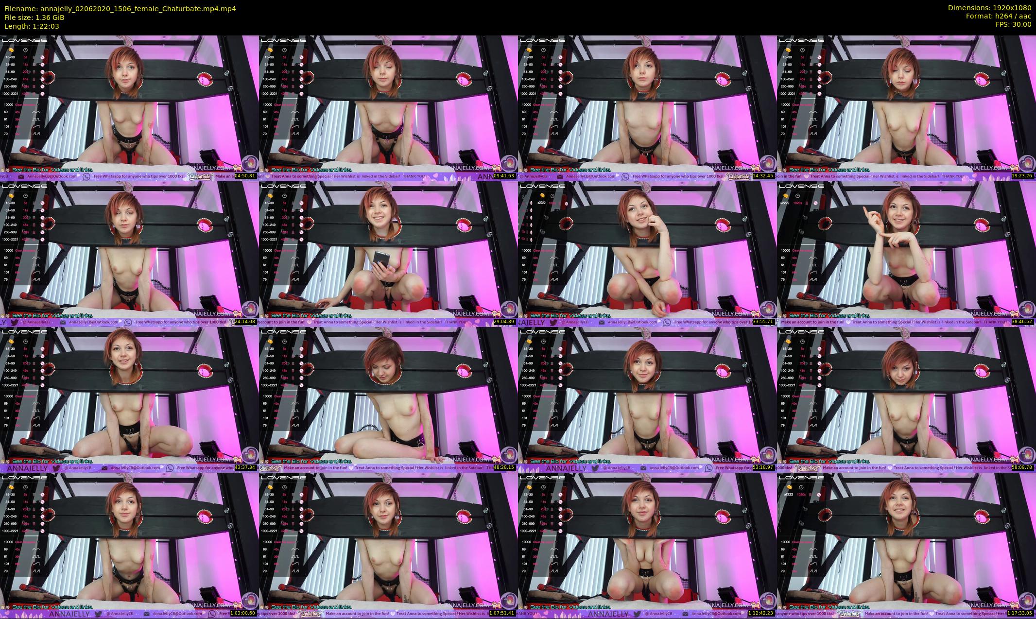 annajelly — 83 minute Chaturbate couple cam show recording, 1080p, Jun 2, 2020