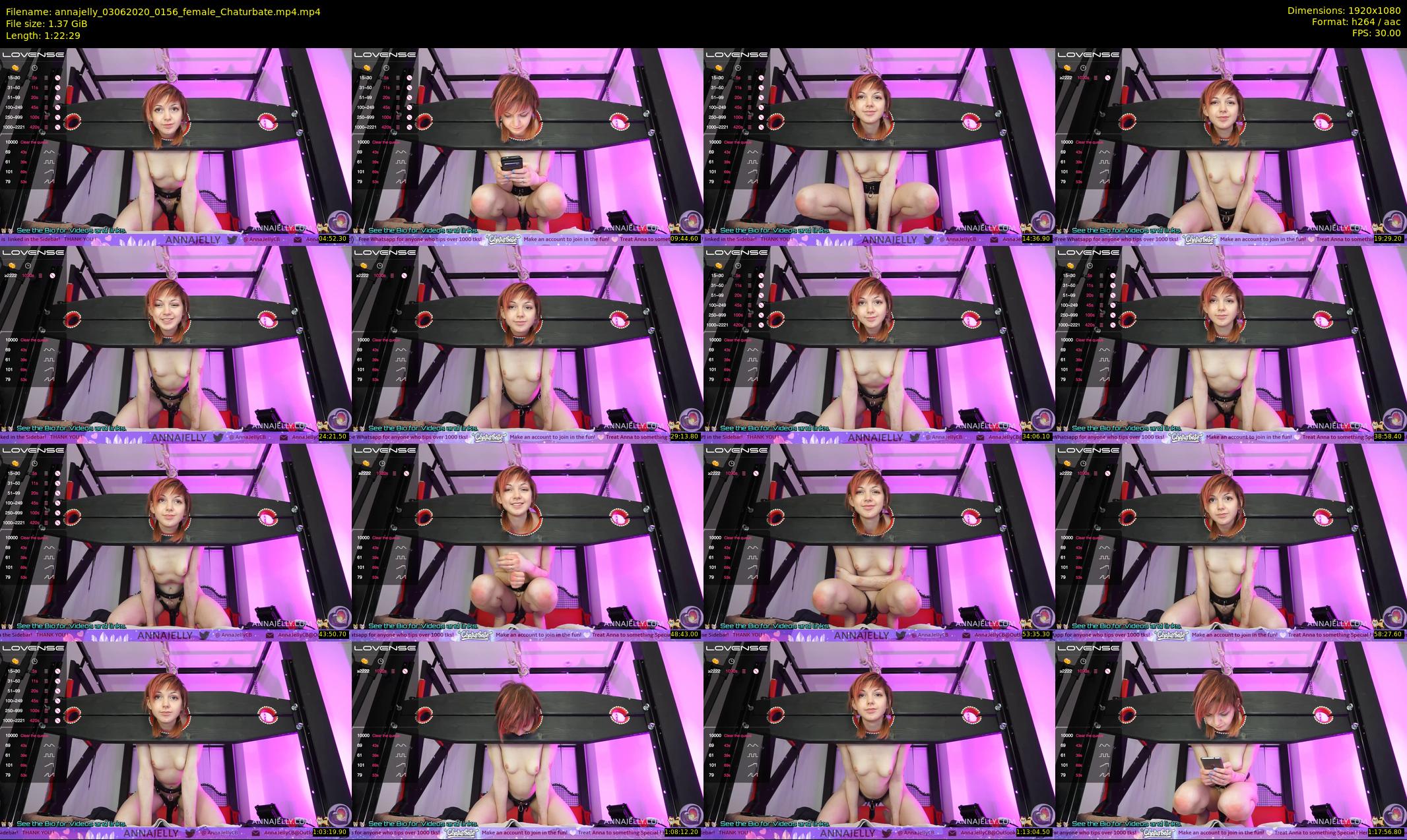 annajelly — 83 minute Chaturbate couple cam show recording, 1080p, Jun 3, 2020