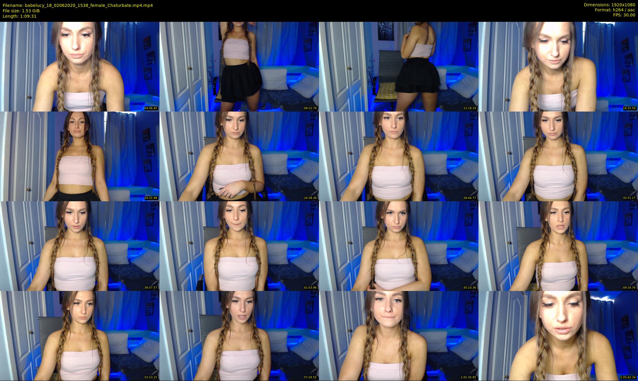 babelucy_18 — 70 minute Chaturbate female cam show recording, 1080p, Jun 2, 2020