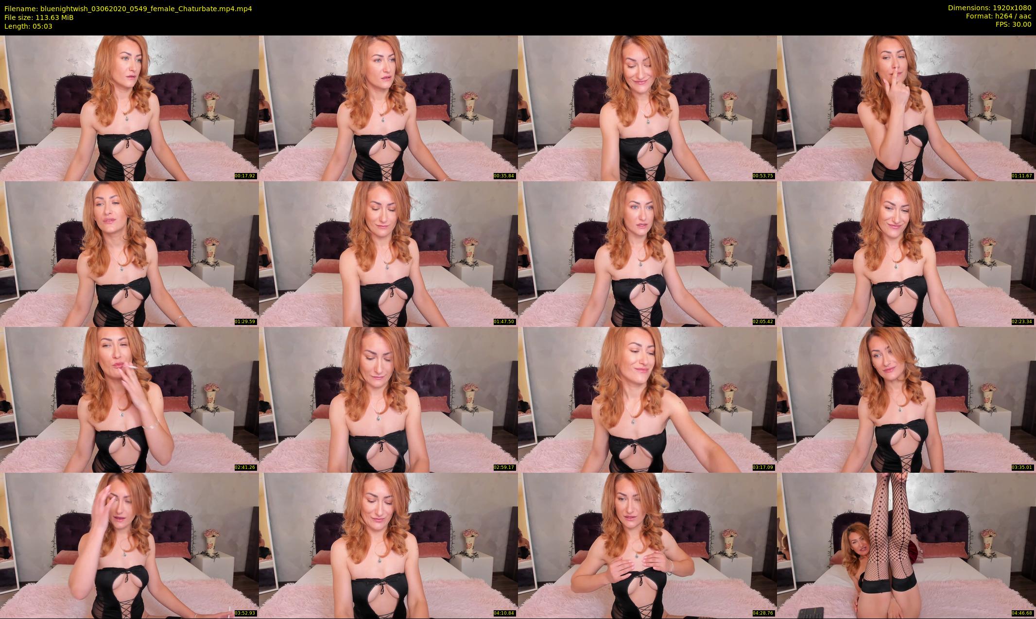 bluenightwish — 6 minute Chaturbate female cam show recording, 1080p, Jun 3, 2020