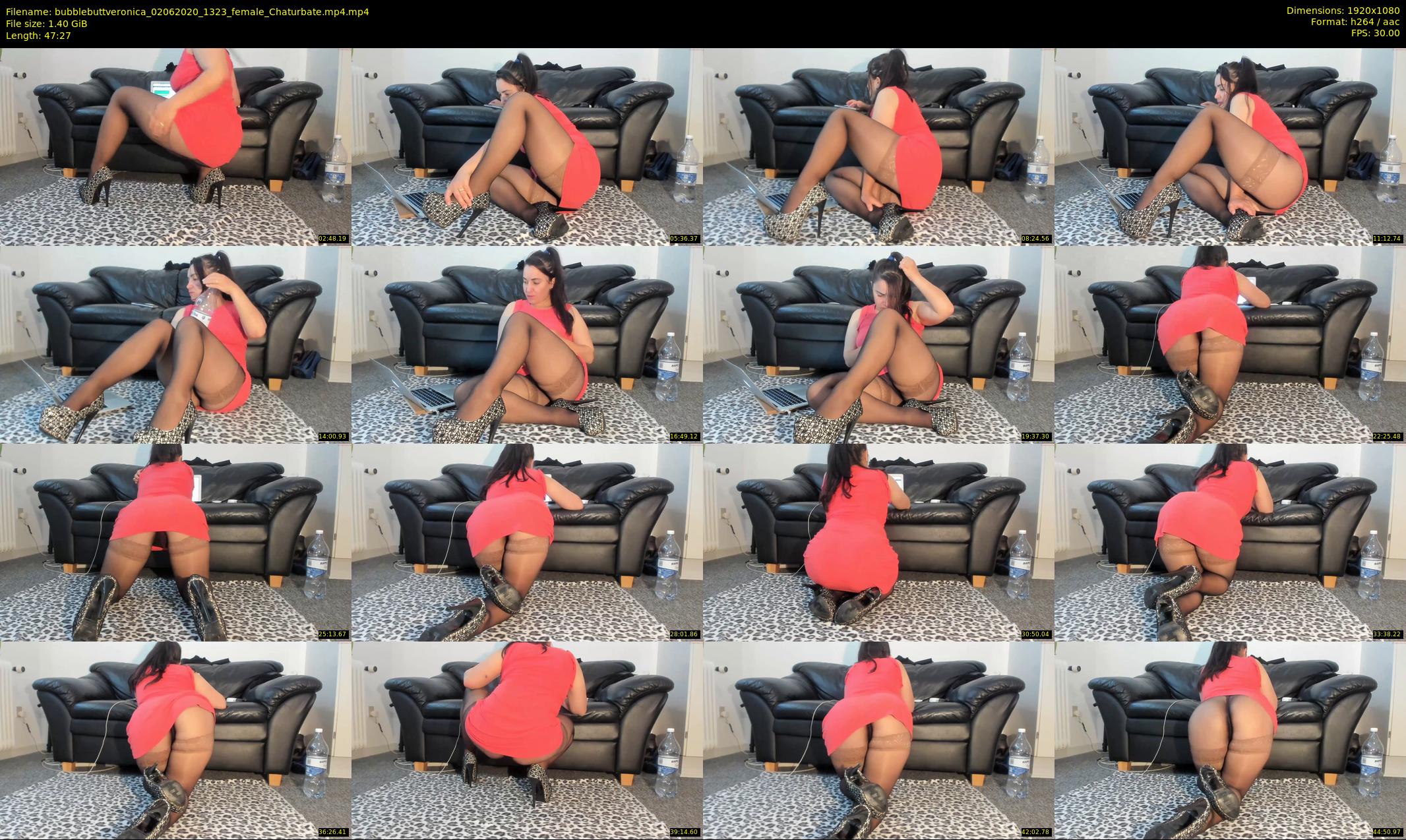 bubblebuttveronica — 48 minute Chaturbate female cam show recording, 1080p, Jun 2, 2020