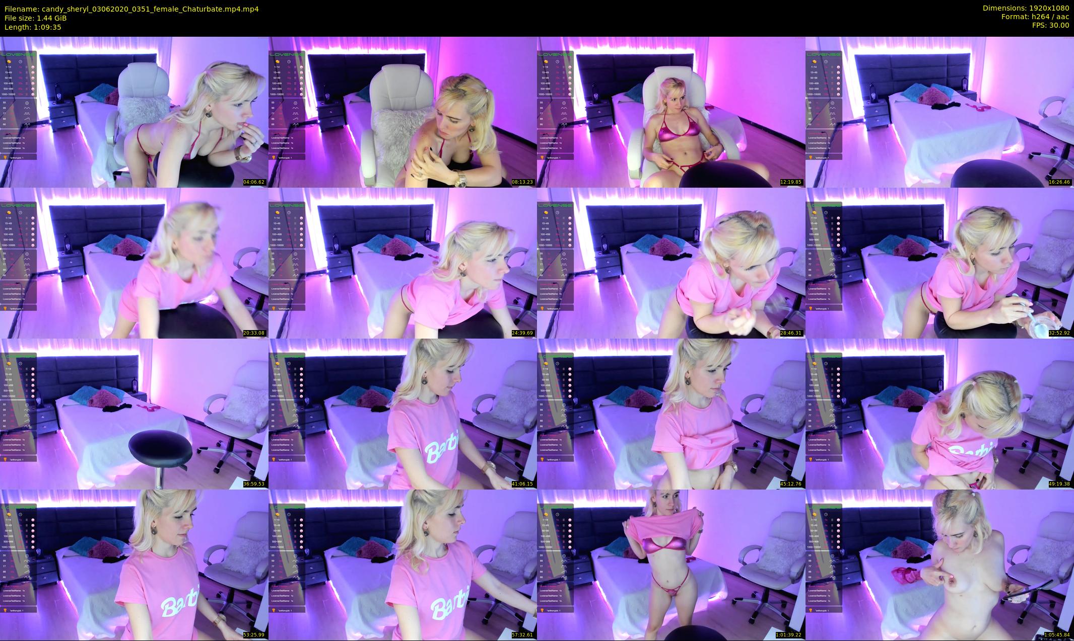 candy_sheryl — 70 minute Chaturbate female cam show recording, 1080p, Jun 3, 2020