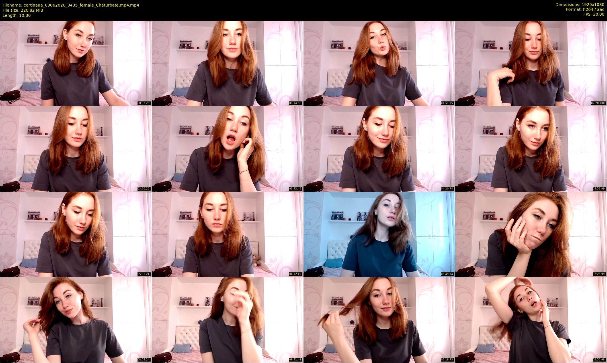 certinaaa — 11 minute Chaturbate female cam show recording, 1080p, Jun 3, 2020